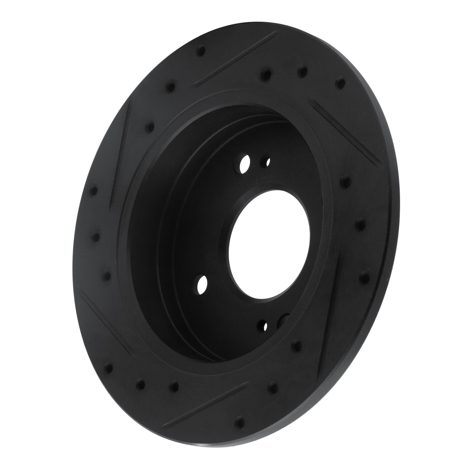 DYN 633-67012R DFC Brake Rotor - Drilled and Slotted - Black - Image 5