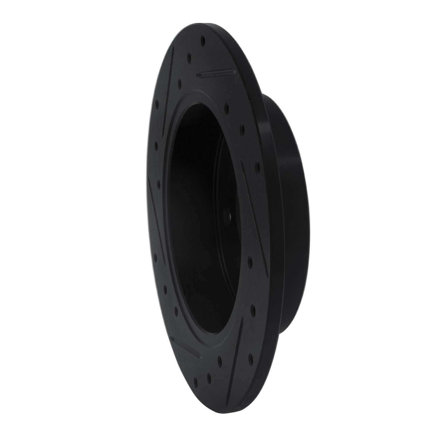 DYN 633-67031R DFC Brake Rotor - Drilled and Slotted - Black - Image 5