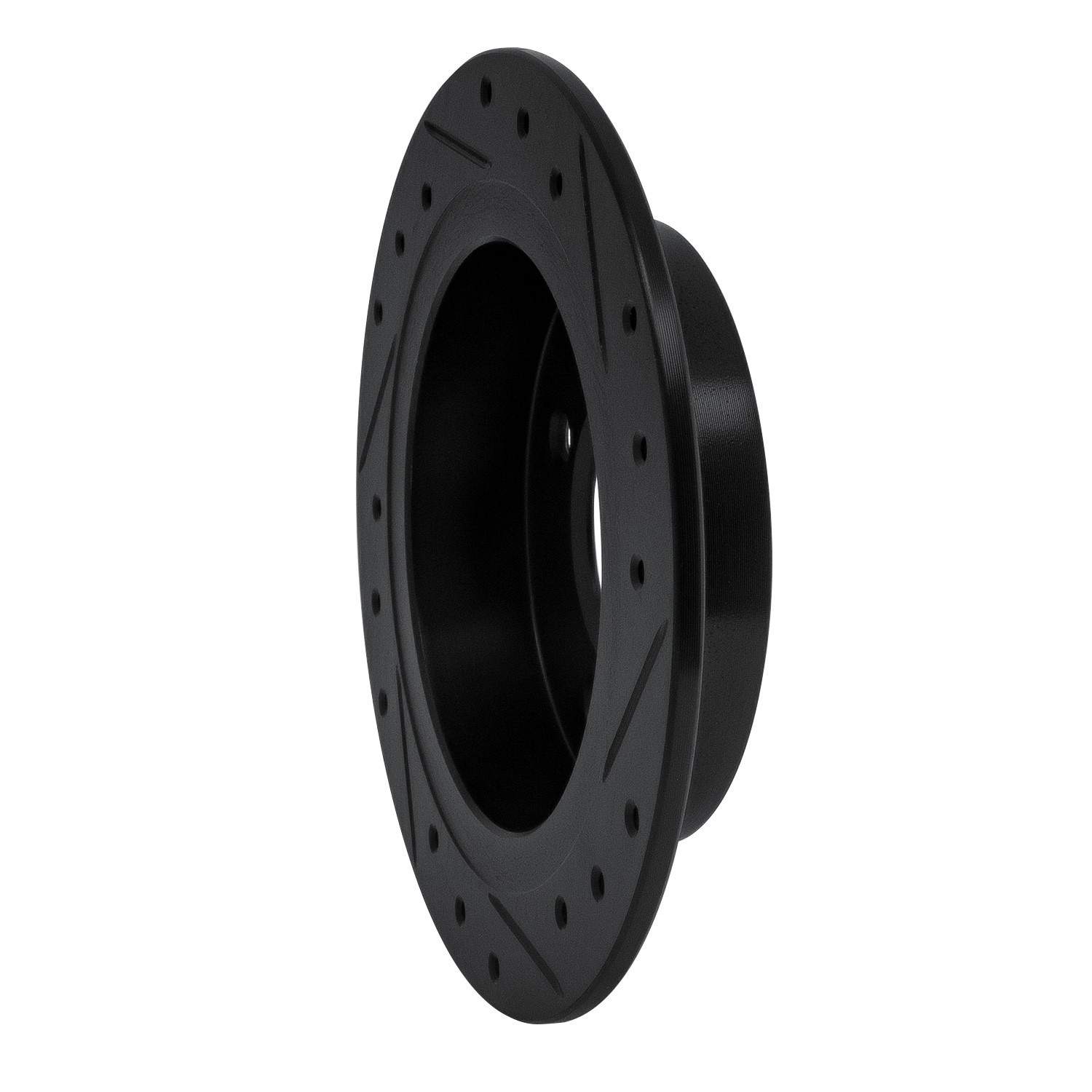 DYN 633-67039L DFC Brake Rotor - Drilled and Slotted - Black - Image 5