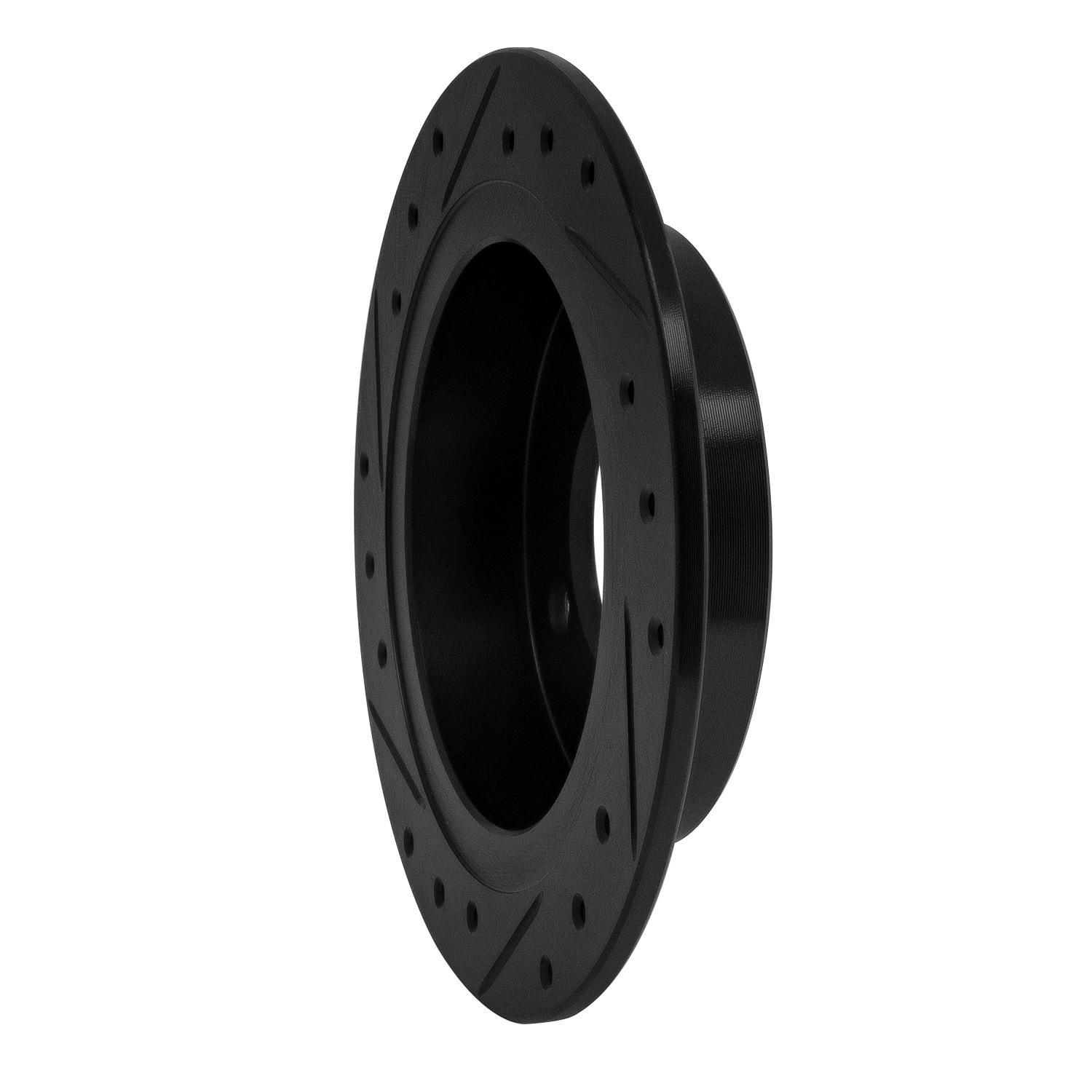 DYN 633-67039R DFC Brake Rotor - Drilled and Slotted - Black - Image 5
