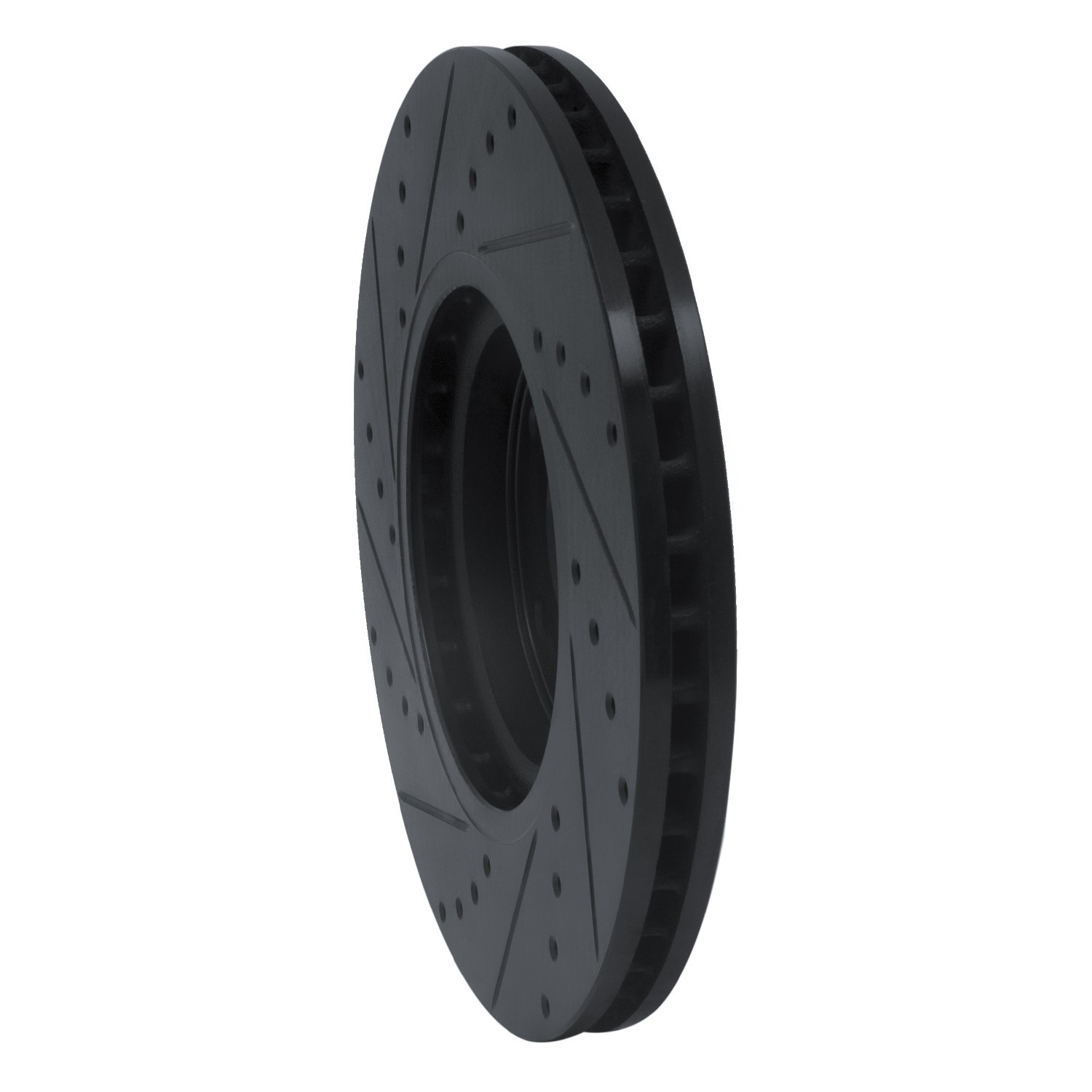 DYN 633-67059R DFC Brake Rotor - Drilled and Slotted - Black - Image 5