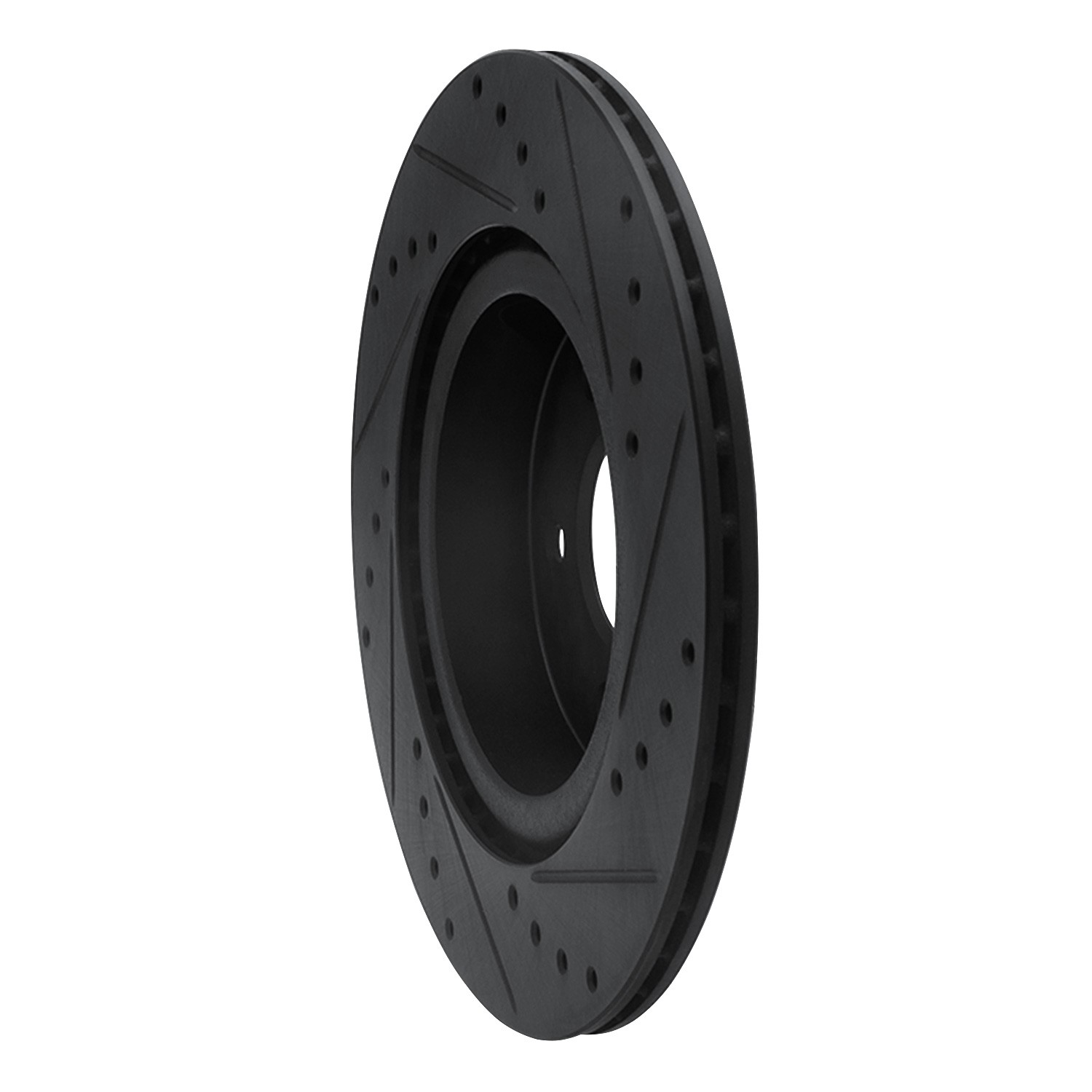 DYN 633-68019L DFC Brake Rotor - Drilled and Slotted - Black - Image 5
