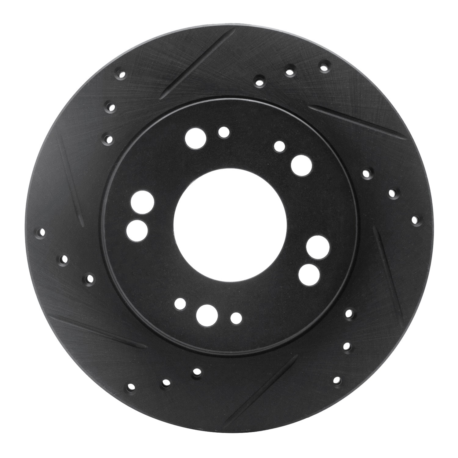 DYN 633-72023L DFC Brake Rotor - Drilled and Slotted - Black - Image 3