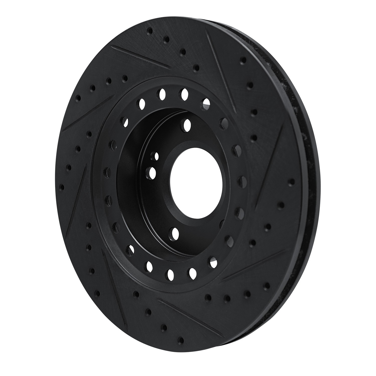 DYN 633-72031L DFC Brake Rotor - Drilled and Slotted - Black - Image 5