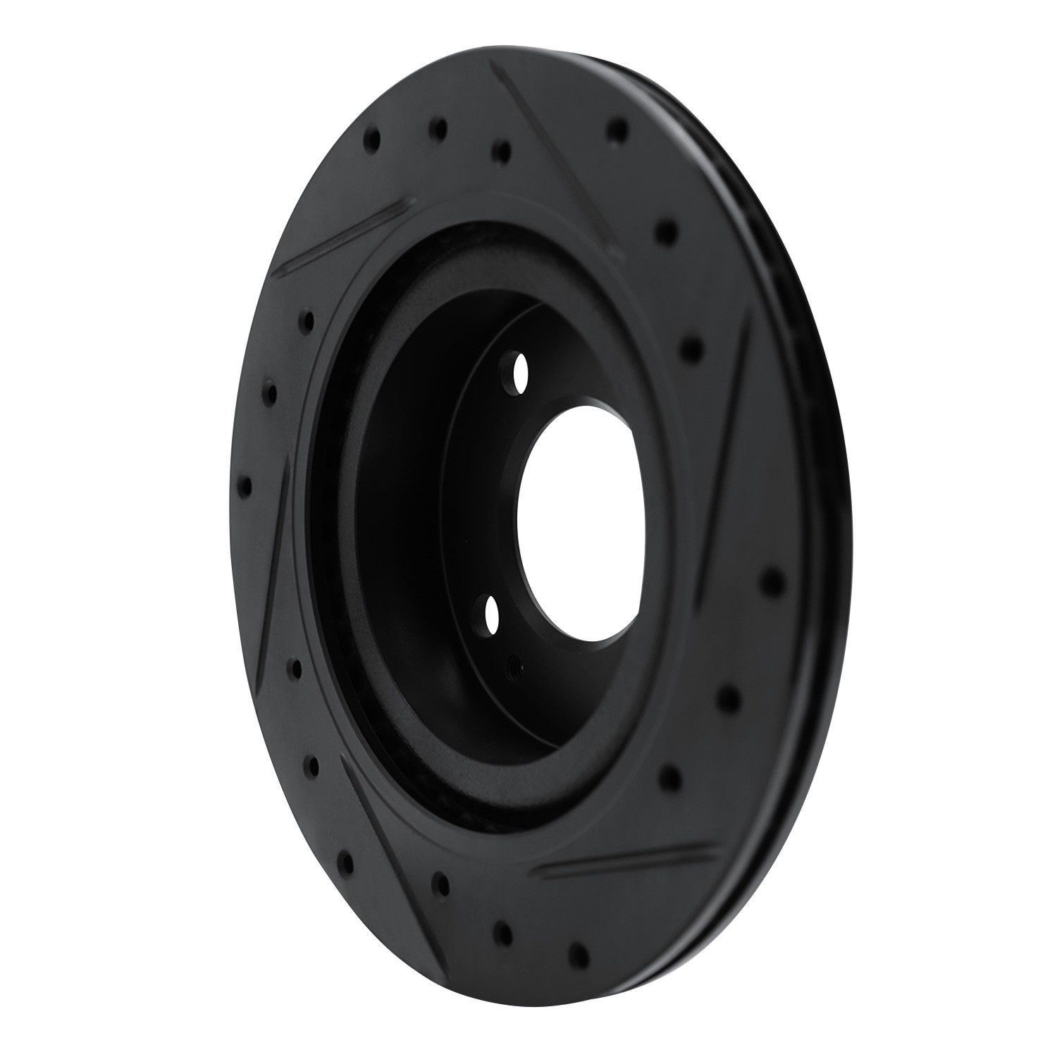 DYN 633-72069L DFC Brake Rotor - Drilled and Slotted - Black - Image 5