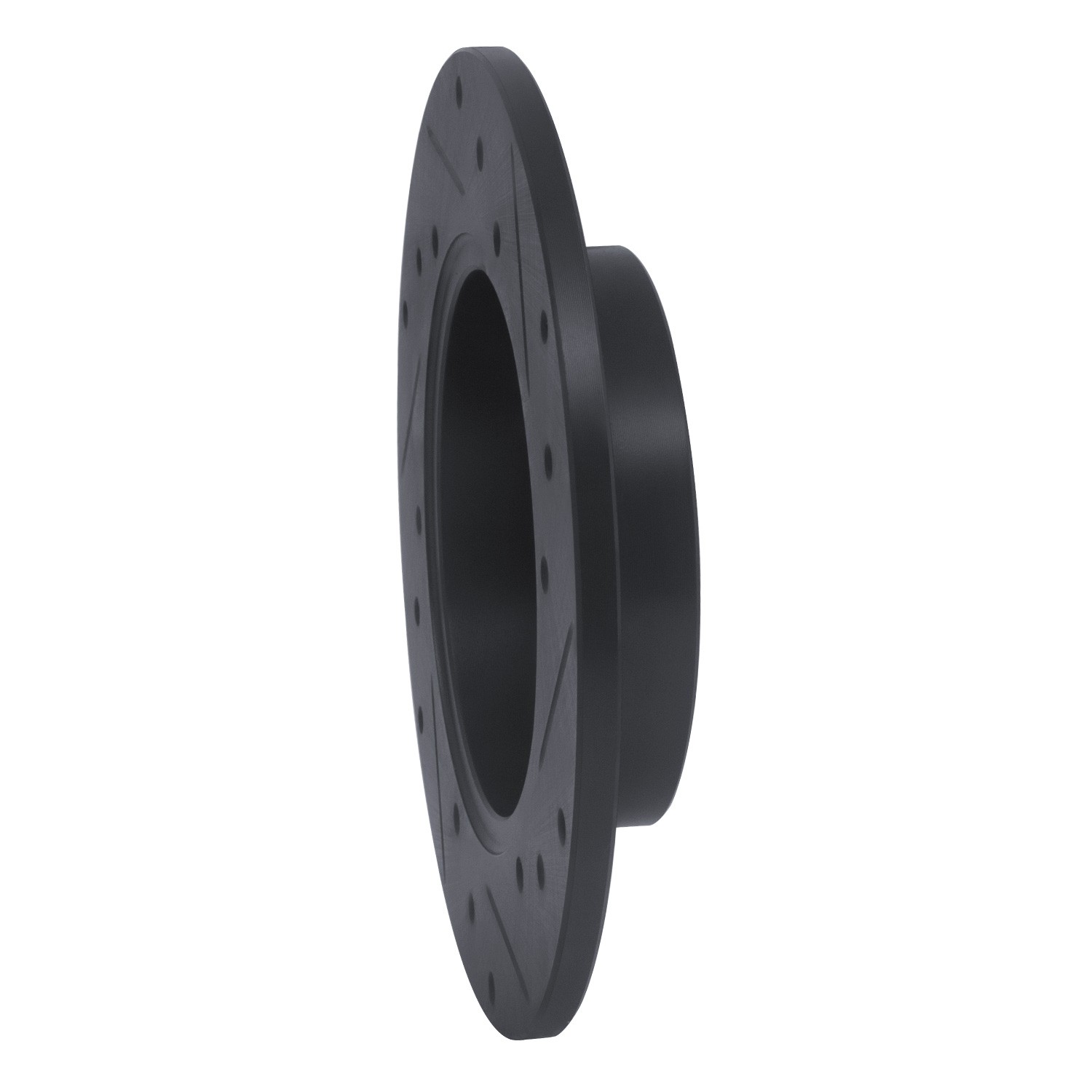DYN 633-73043L DFC Brake Rotor - Drilled and Slotted - Black - Image 5