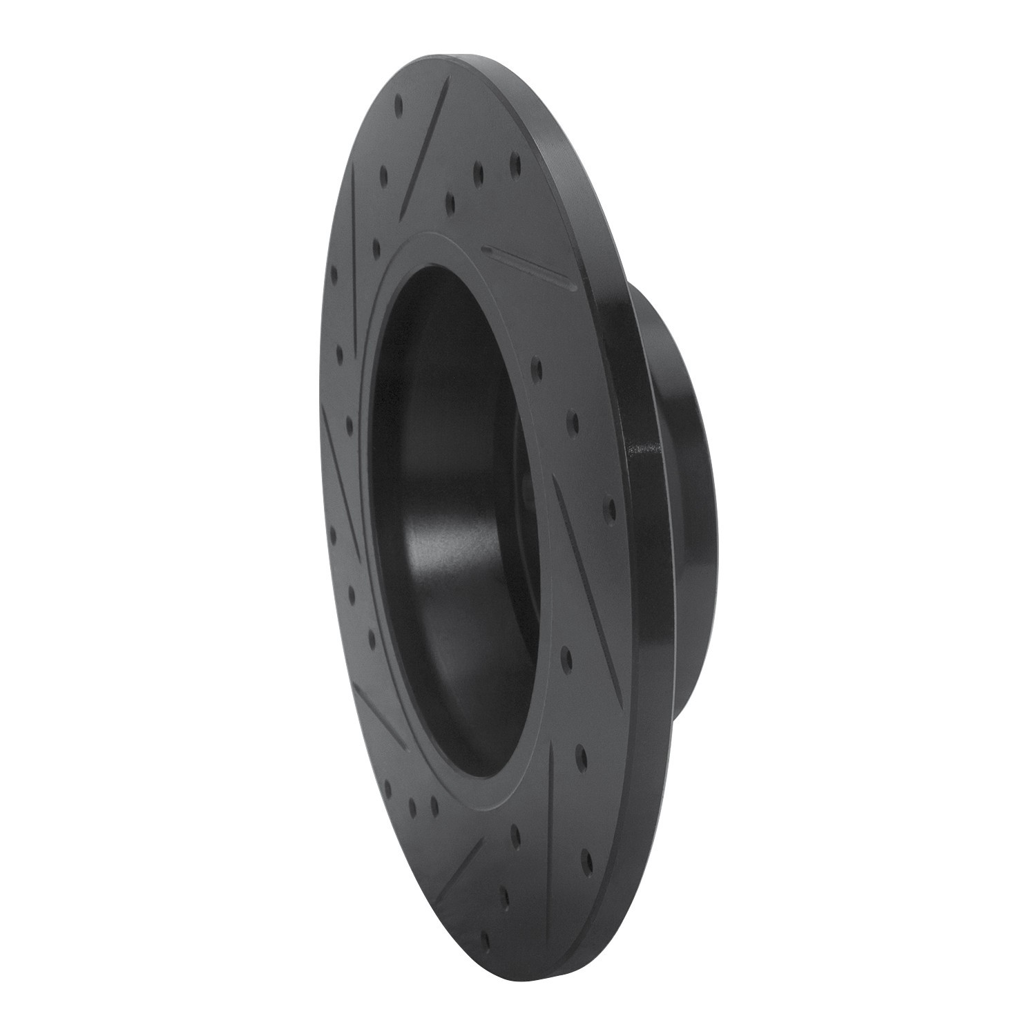 DYN 633-73053R DFC Brake Rotor - Drilled and Slotted - Black - Image 5