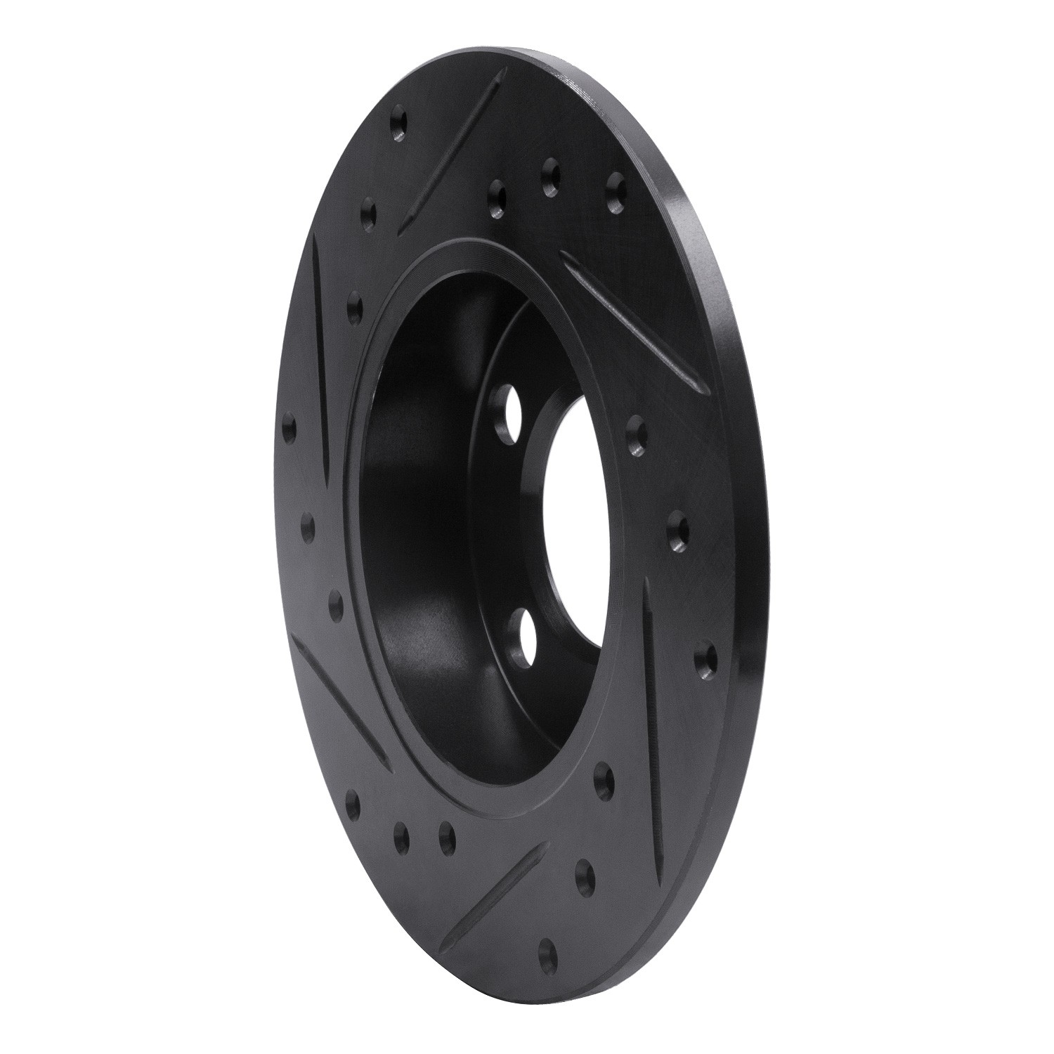 DYN 633-74019L DFC Brake Rotor - Drilled and Slotted - Black - Image 5