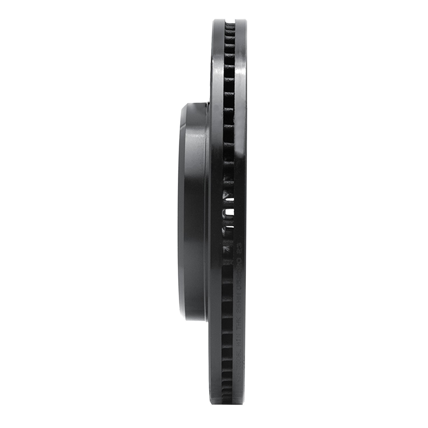 DYN 633-75008L DFC Brake Rotor - Drilled and Slotted - Black - Image 4