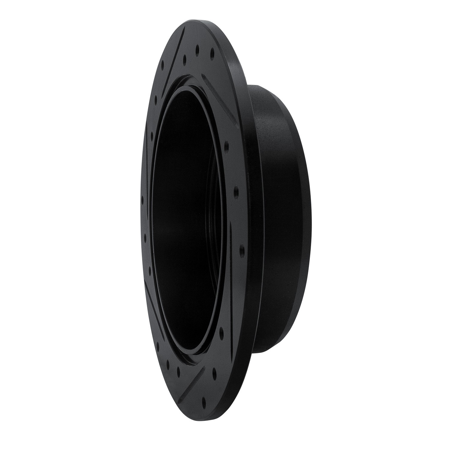 DYN 633-75016R DFC Brake Rotor - Drilled and Slotted - Black - Image 5