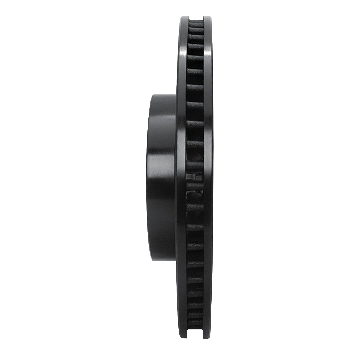 DYN 633-75017L DFC Brake Rotor - Drilled and Slotted - Black - Image 4