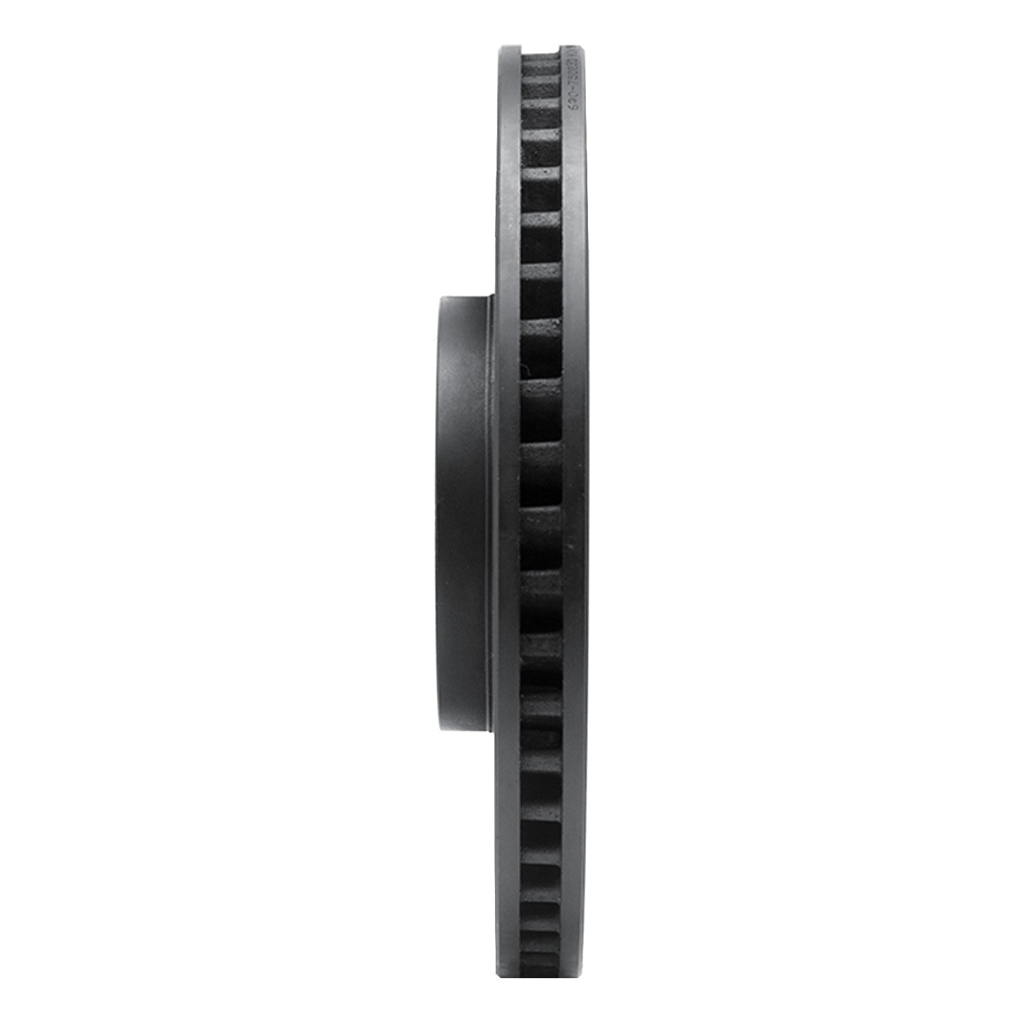 DYN 633-75023D DFC Brake Rotor - Drilled and Slotted - Black - Image 4