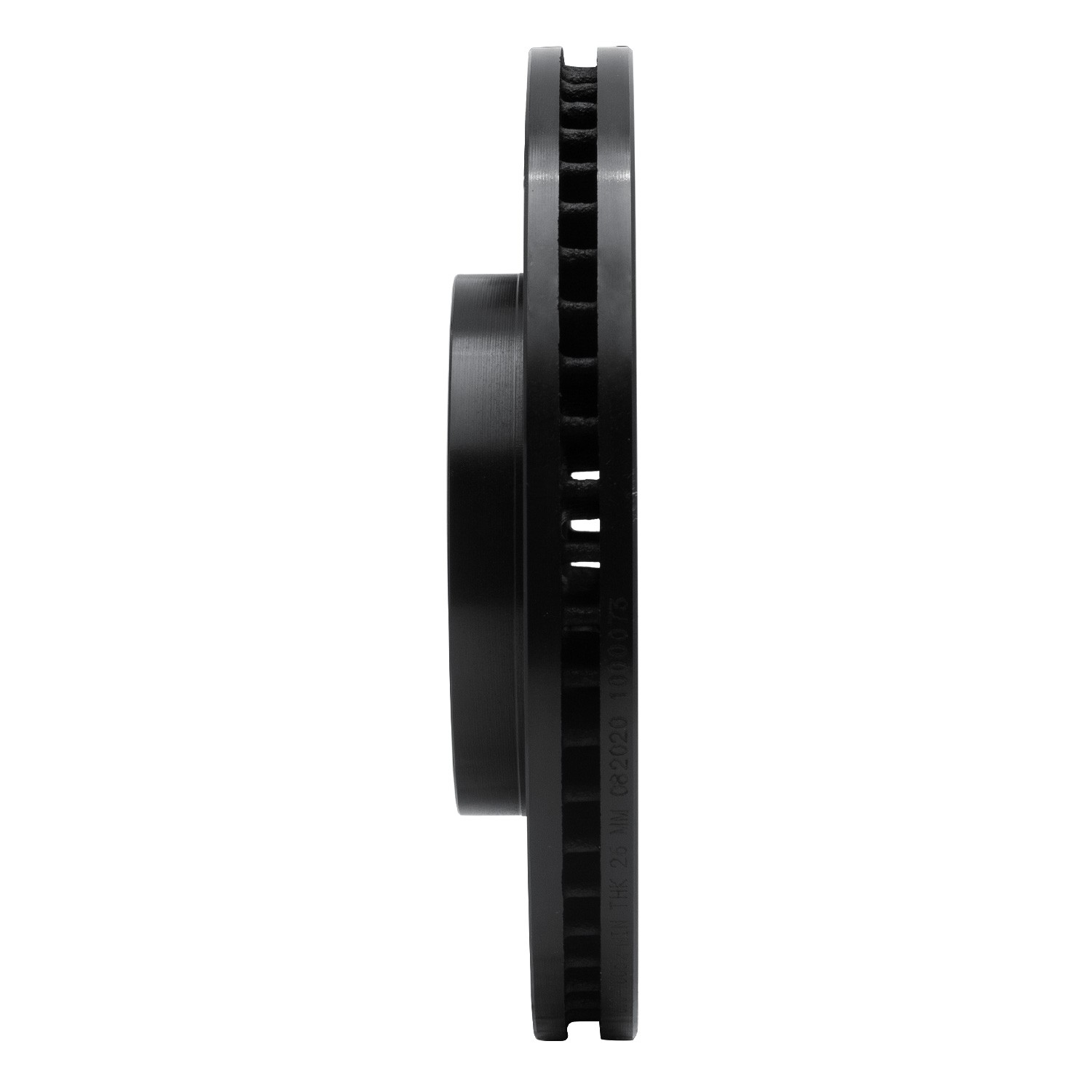 DYN 633-76052L DFC Brake Rotor - Drilled and Slotted - Black - Image 4