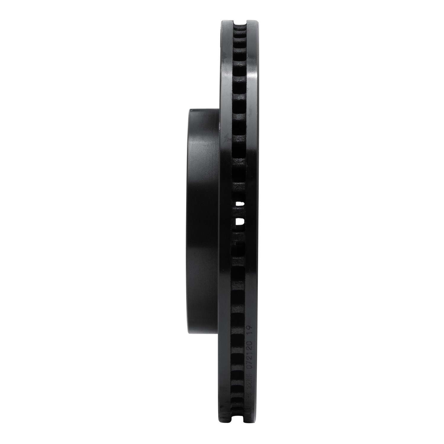 DYN 633-76135L DFC Brake Rotor - Drilled and Slotted - Black - Image 4
