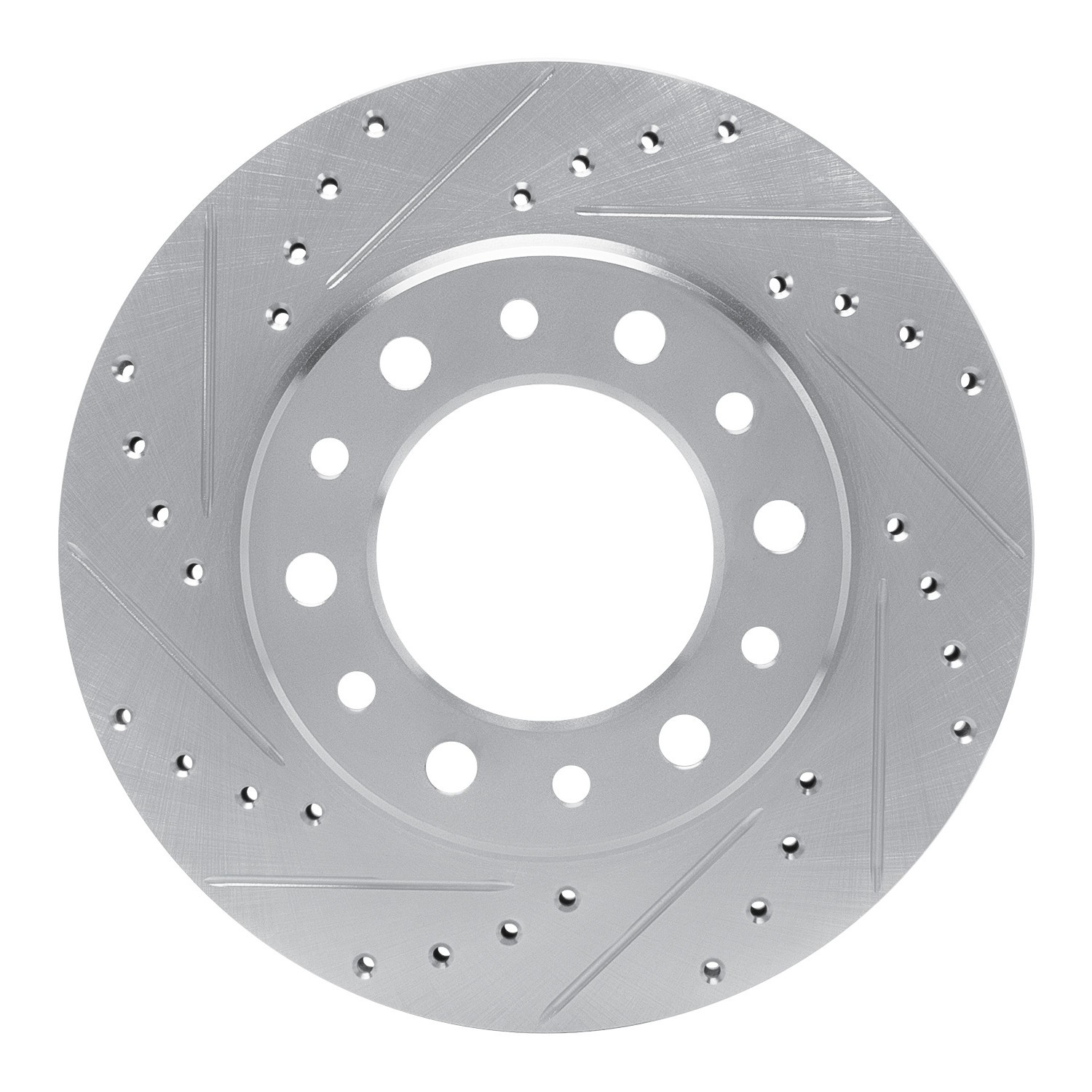 DYN 633-76169L DFC Brake Rotor - Drilled & Slotted - Black - Image 3