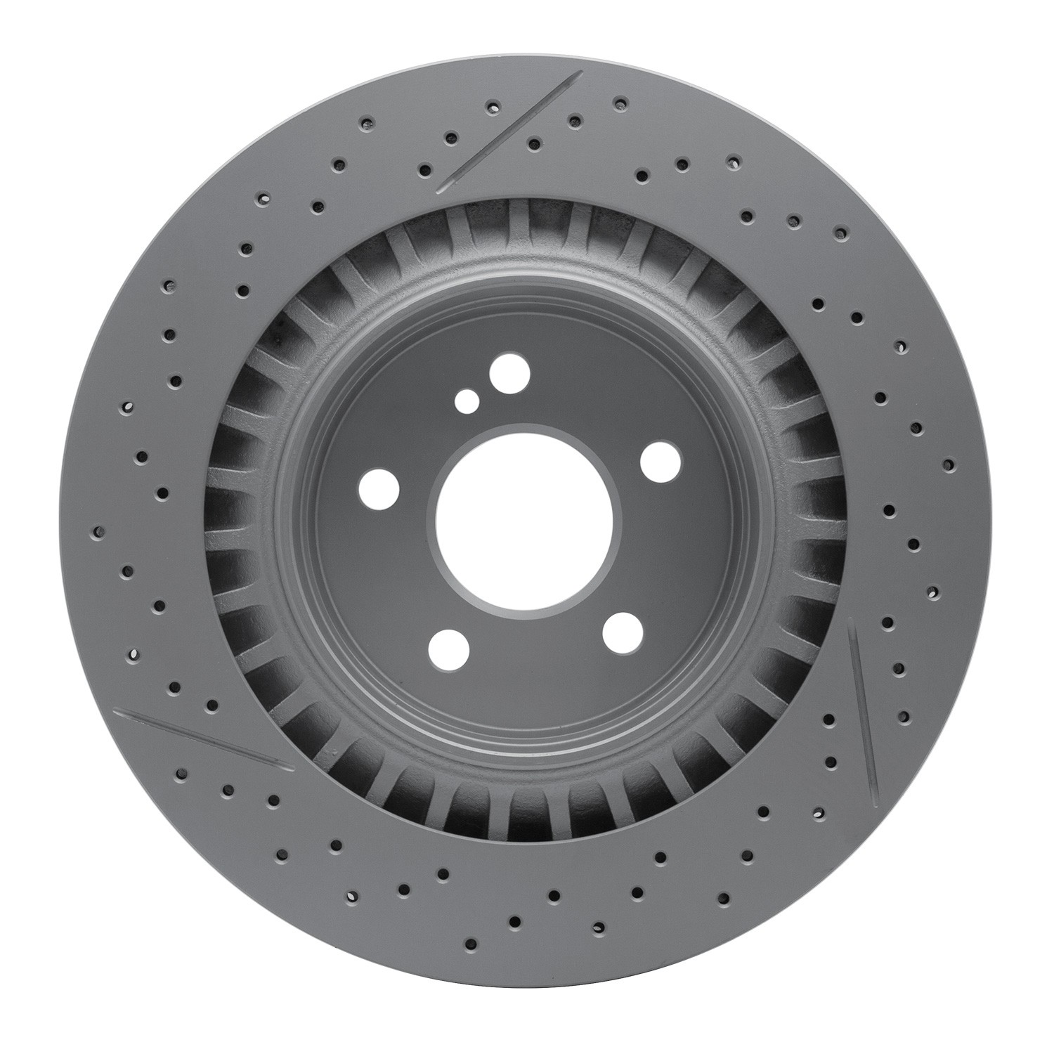 DYN 634-63068 DFC GEOSPEC Coated Rotor - Drilled and Slotted - Image 2