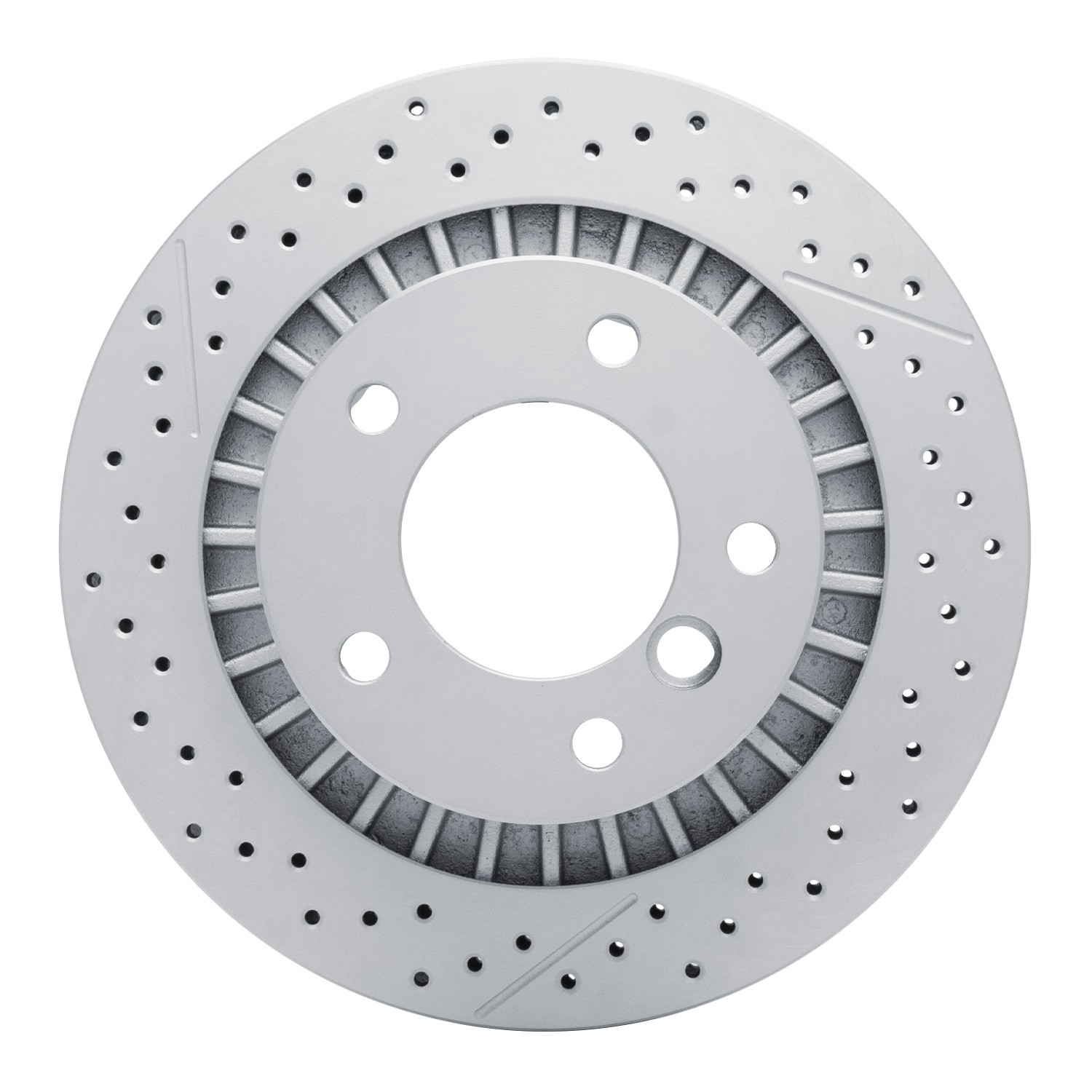 DYN 634-63148 DFC GEOSPEC Coated Rotor - Drilled and Slotted - Image 3