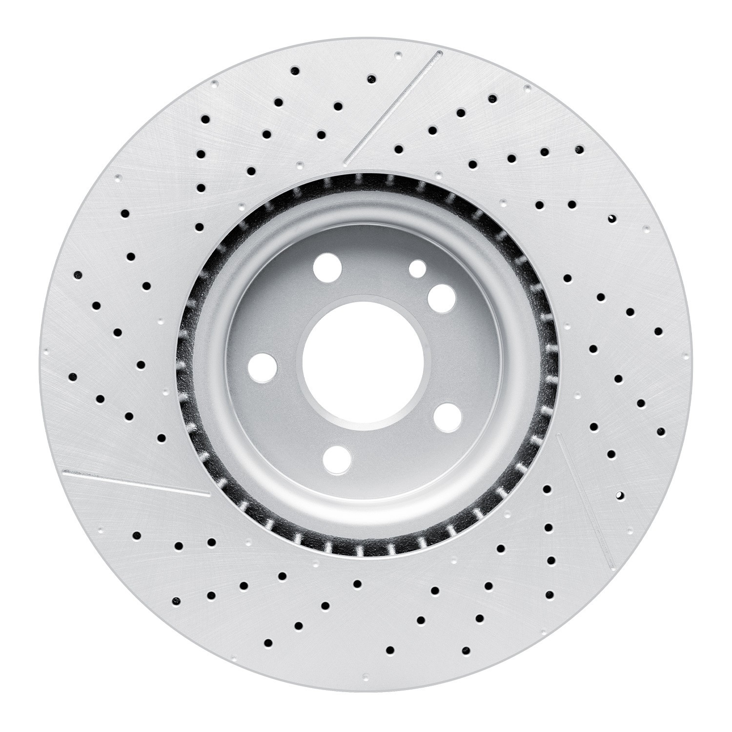 DYN 634-63151 DFC GEOSPEC Coated Rotor - Drilled and Slotted - Image 2
