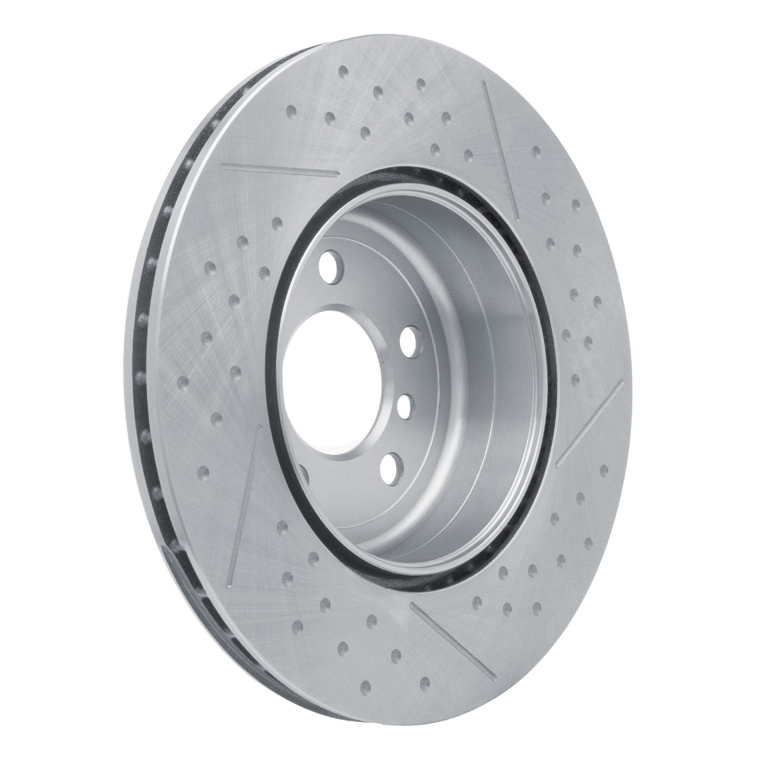 DYN 640-31114 Disc Brake Rotor - Dimpled and Slotted - Image 2