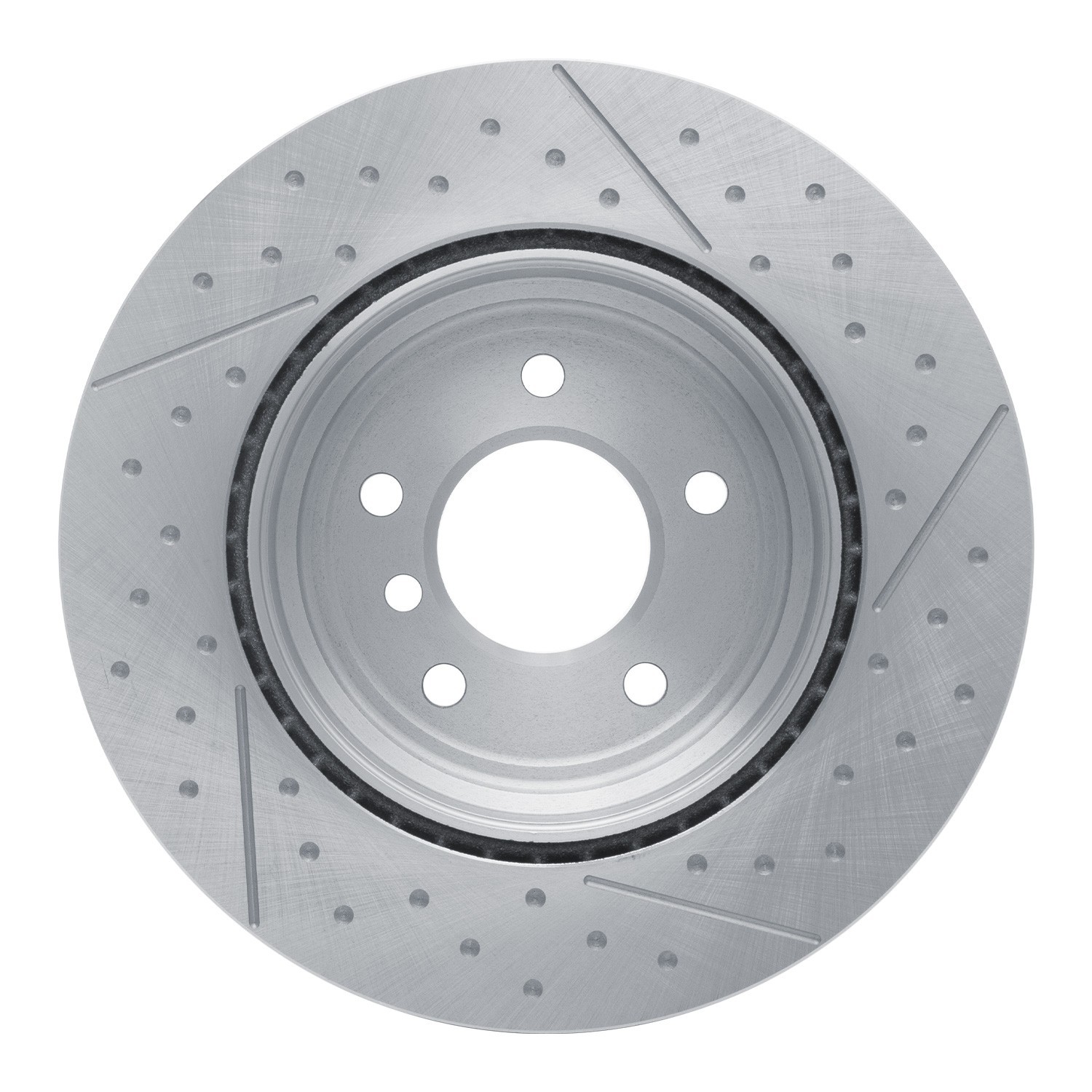 DYN 640-31118 Disc Brake Rotor - Dimpled and Slotted - Image 3