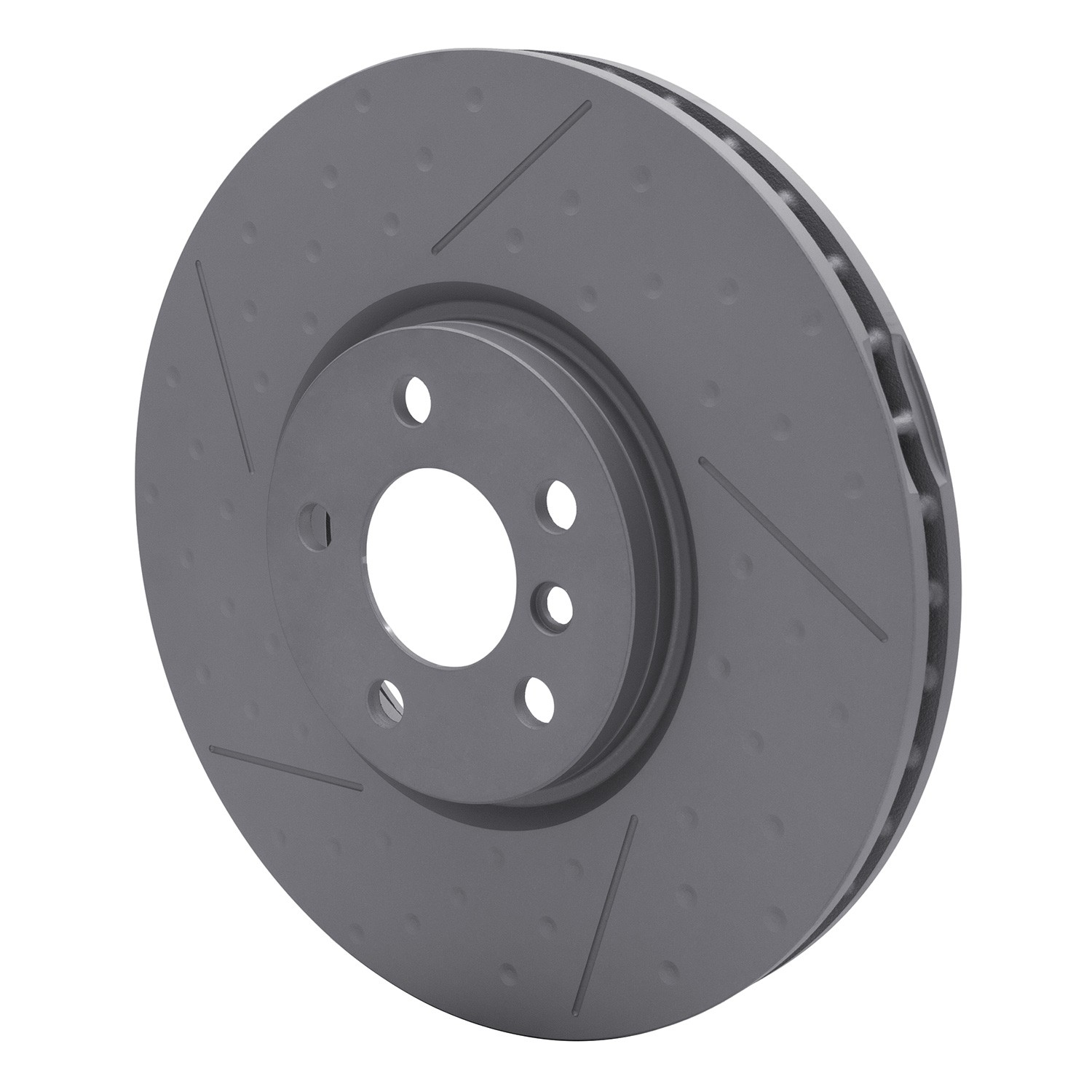 DYN 640-32019 Disc Brake Rotor - Dimpled and Slotted - Image 3