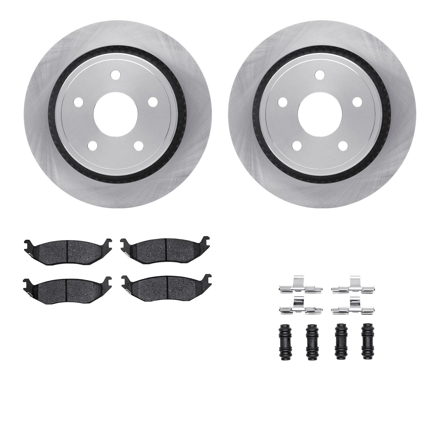 DYN 6412-40031 DFC Brake Rotor- HD Brake Pad - Hardware - Image 2