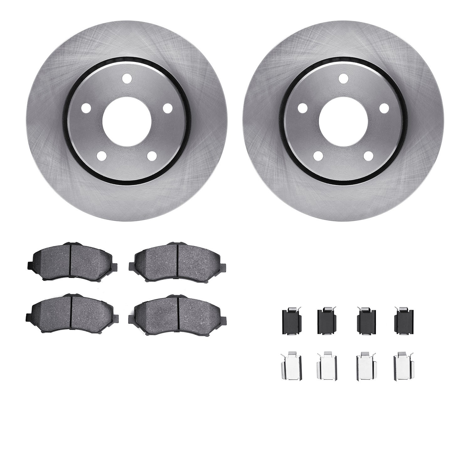 DYN 6412-40058 DFC Brake Rotor- HD Brake Pad - Hardware