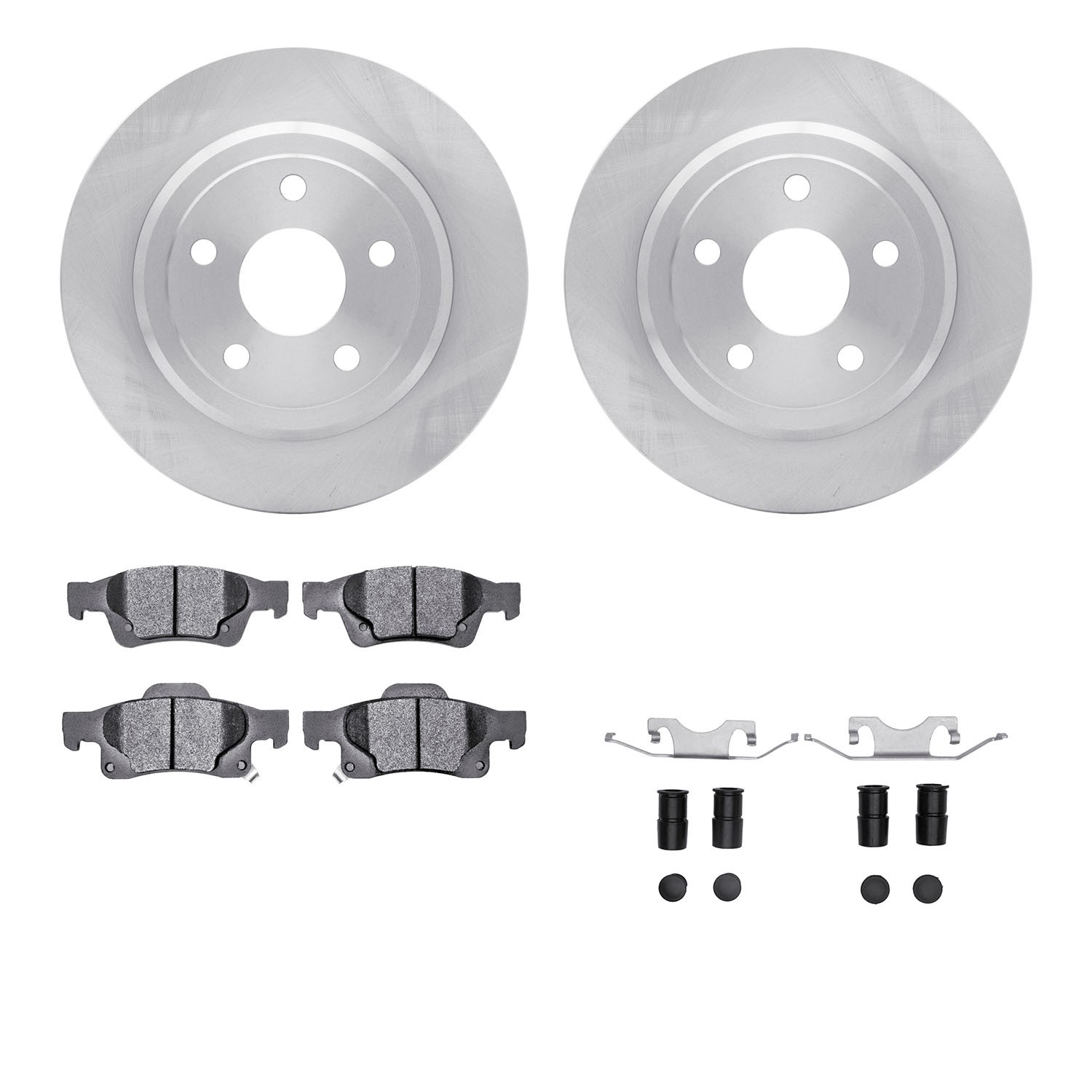 DYN 6412-42013 DFC Brake Rotor- HD Brake Pad - Hardware