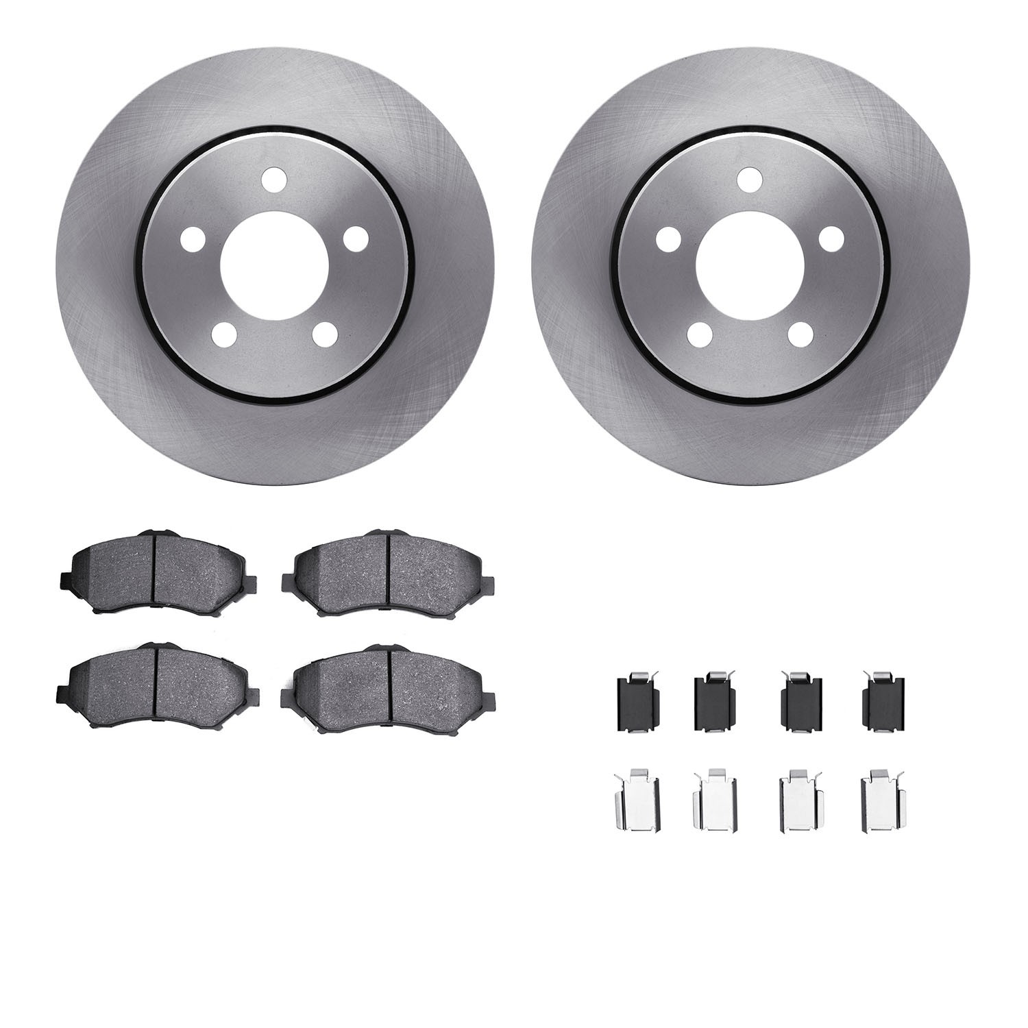 DYN 6412-42079 DFC Brake Rotor- HD Brake Pad - Hardware