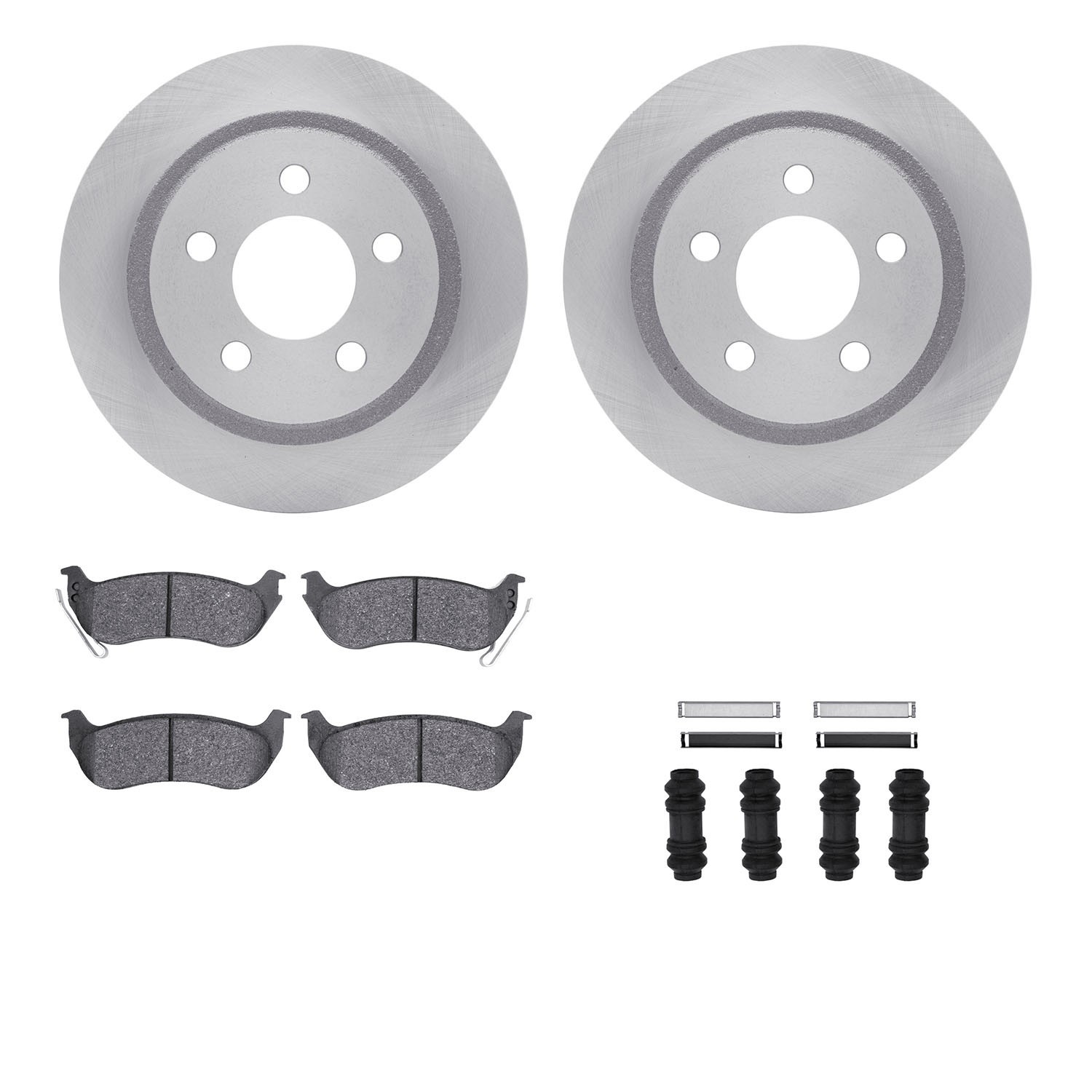 DYN 6412-42106 DFC Brake Rotor- HD Brake Pad - Hardware
