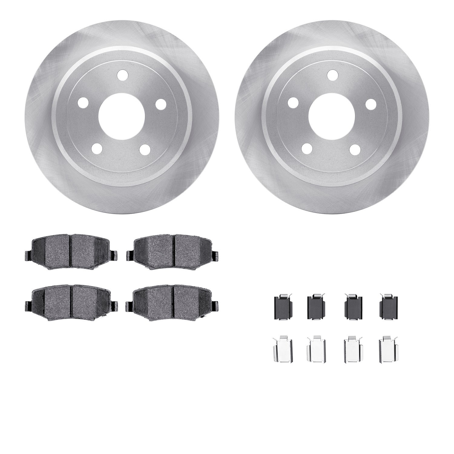 DYN 6412-42109 DFC Brake Rotor- HD Brake Pad - Hardware