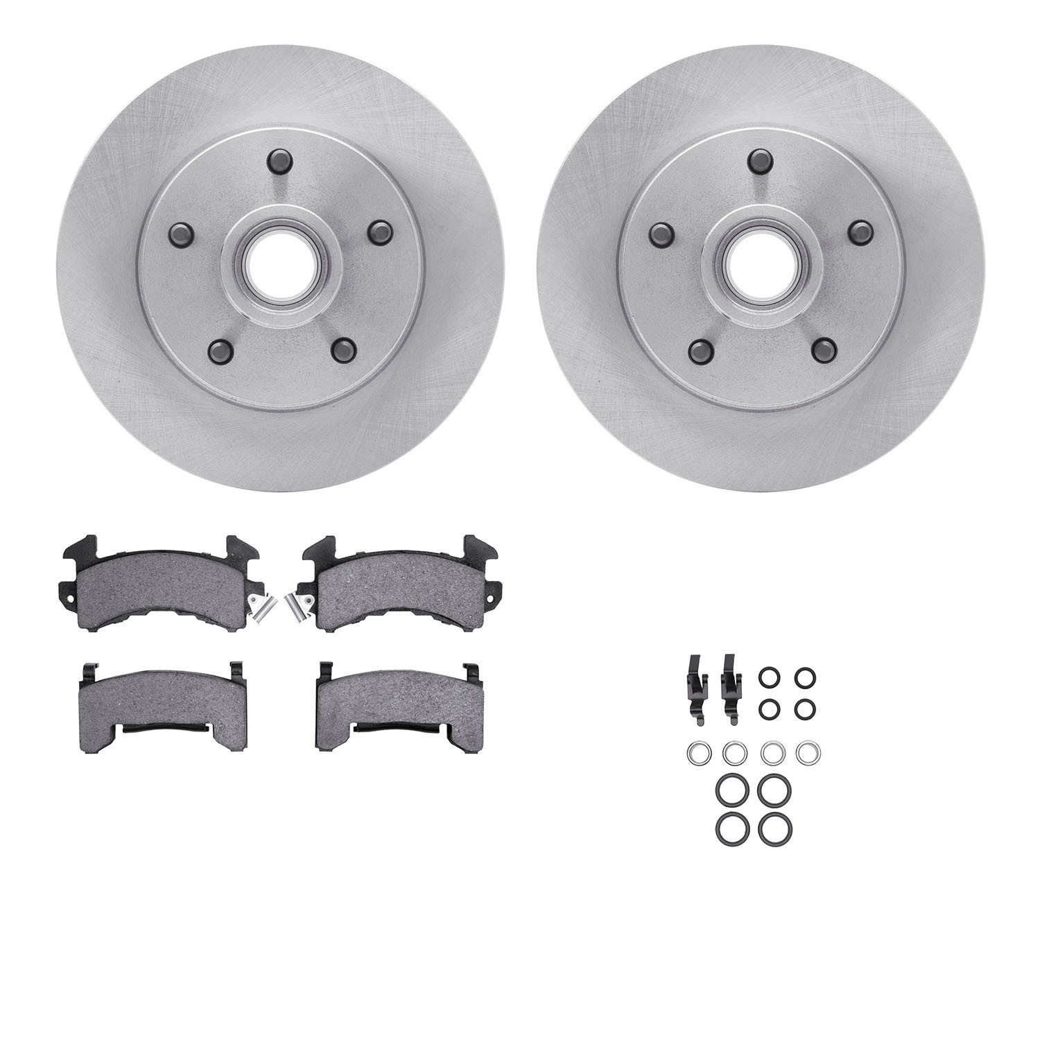 DYN 6412-47010 DFC Brake Rotor- HD Brake Pad - Hardware