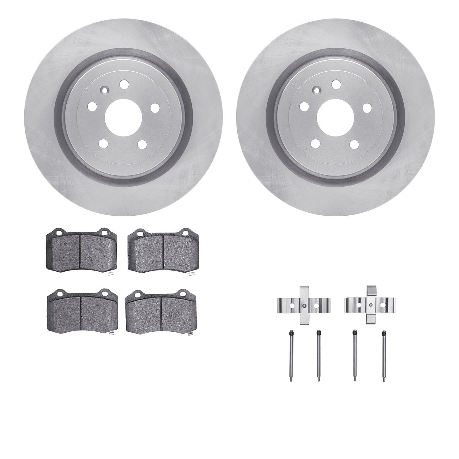 DYN 6412-47022 DFC Brake Rotor- HD Brake Pad - Hardware