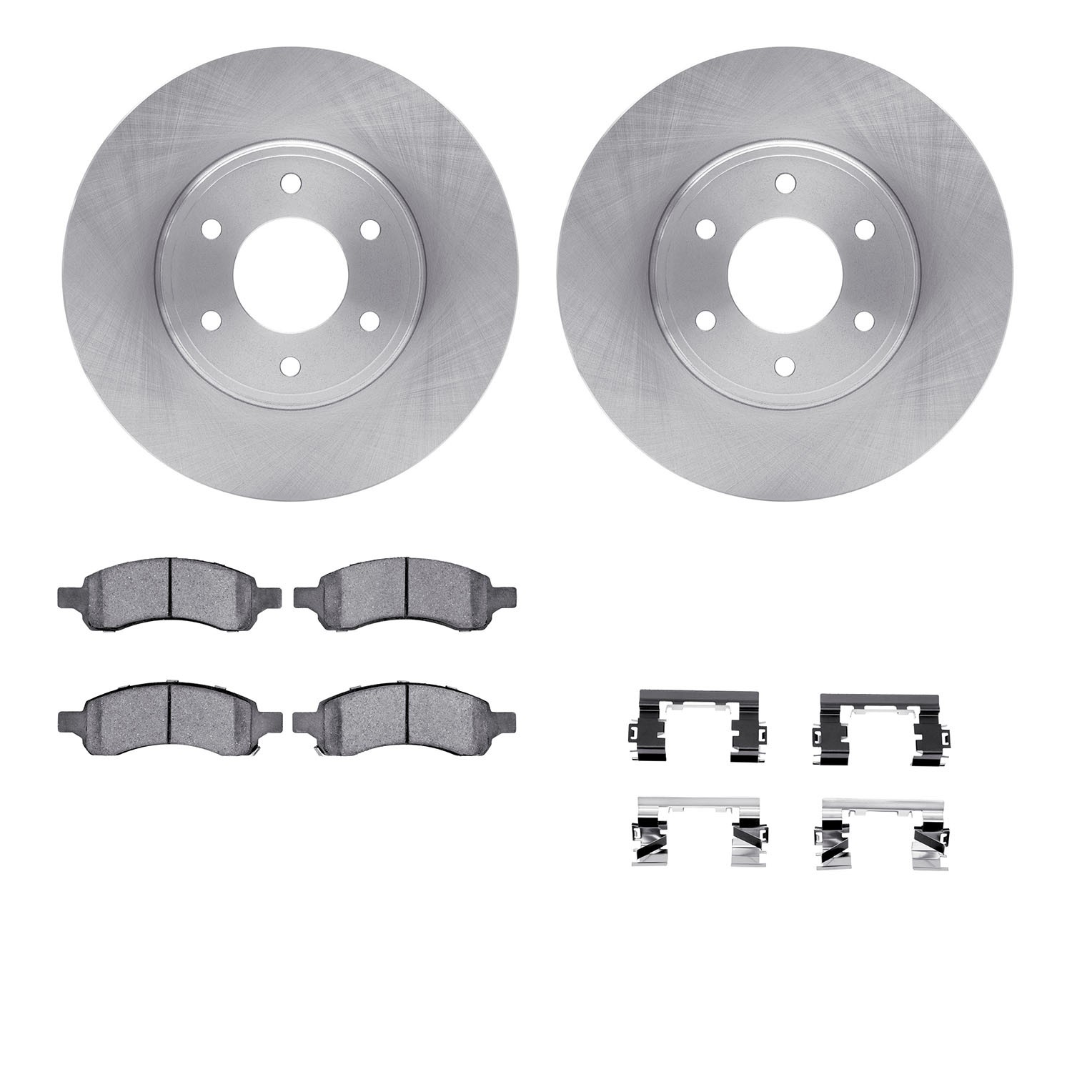 DYN 6412-47040 DFC Brake Rotor- HD Brake Pad - Hardware