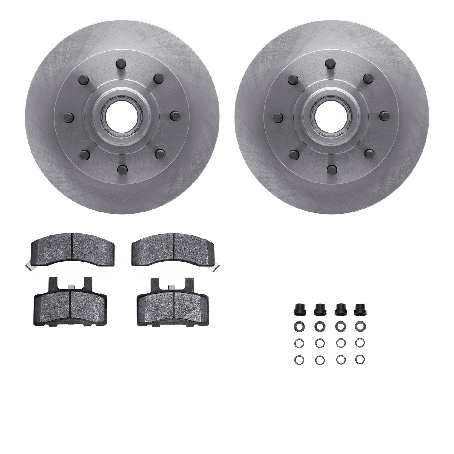 DYN 6412-48022 DFC Brake Rotor- HD Brake Pad - Hardware