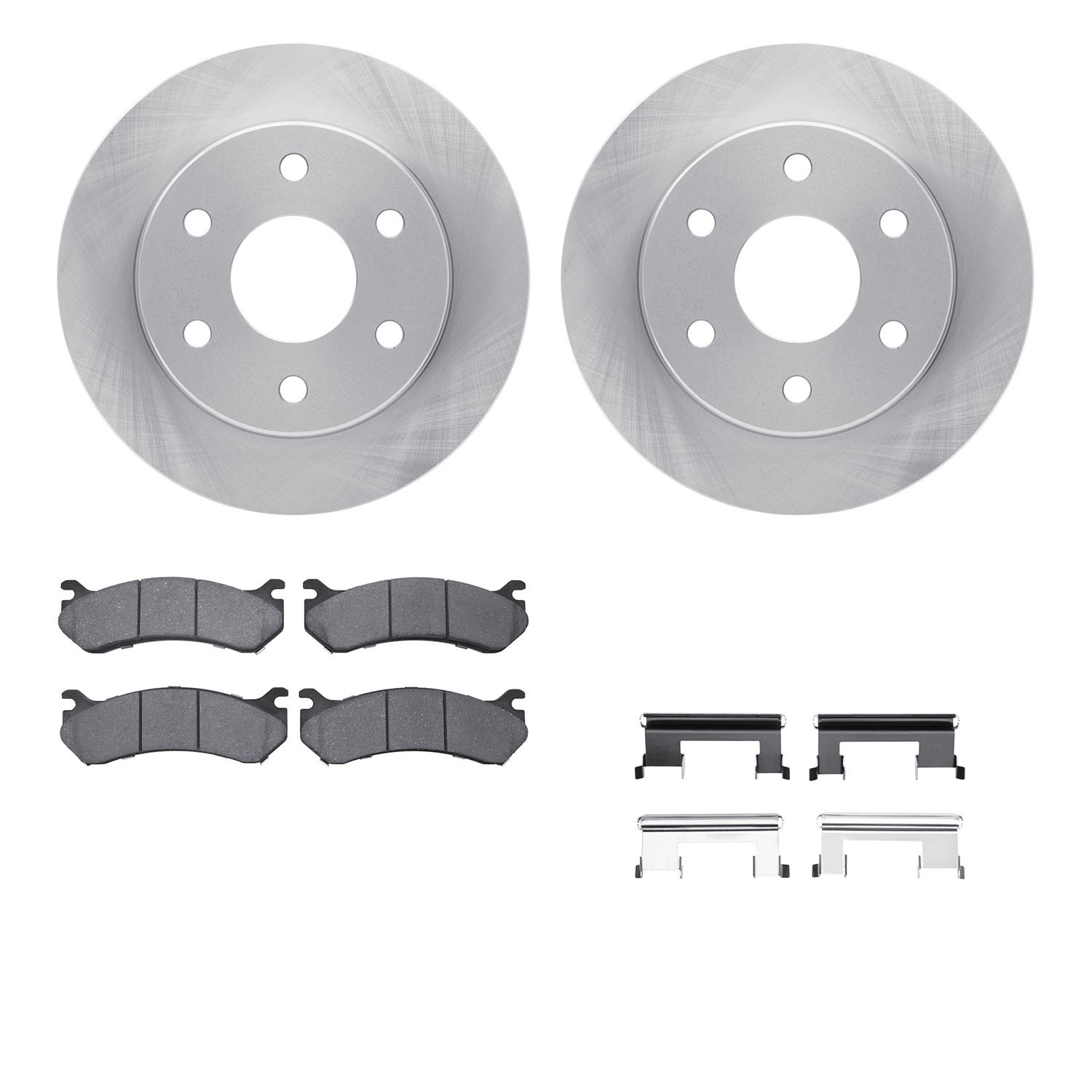 DYN 6412-48064 DFC Brake Rotor- HD Brake Pad - Hardware