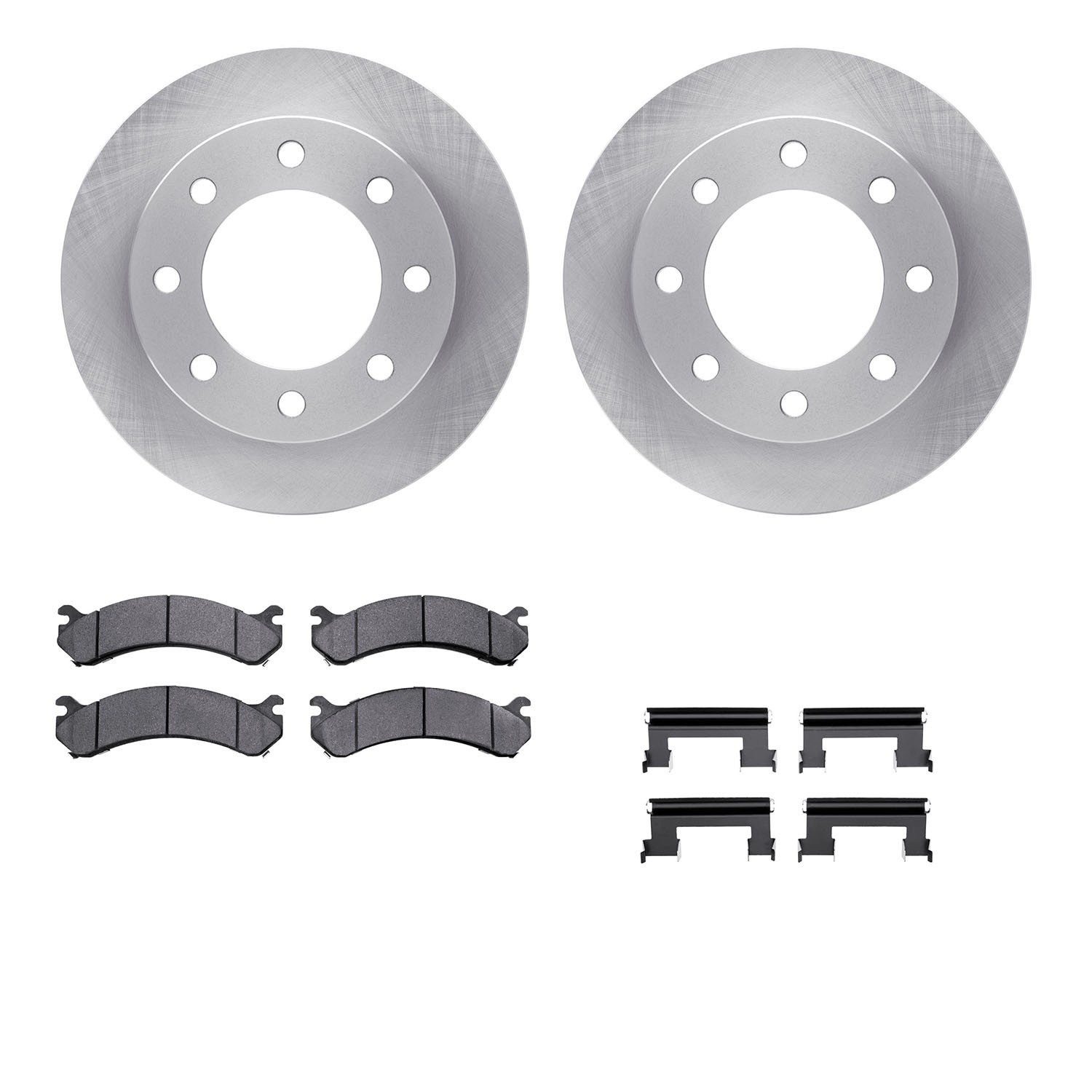DYN 6412-48073 DFC Brake Rotor- HD Brake Pad - Hardware