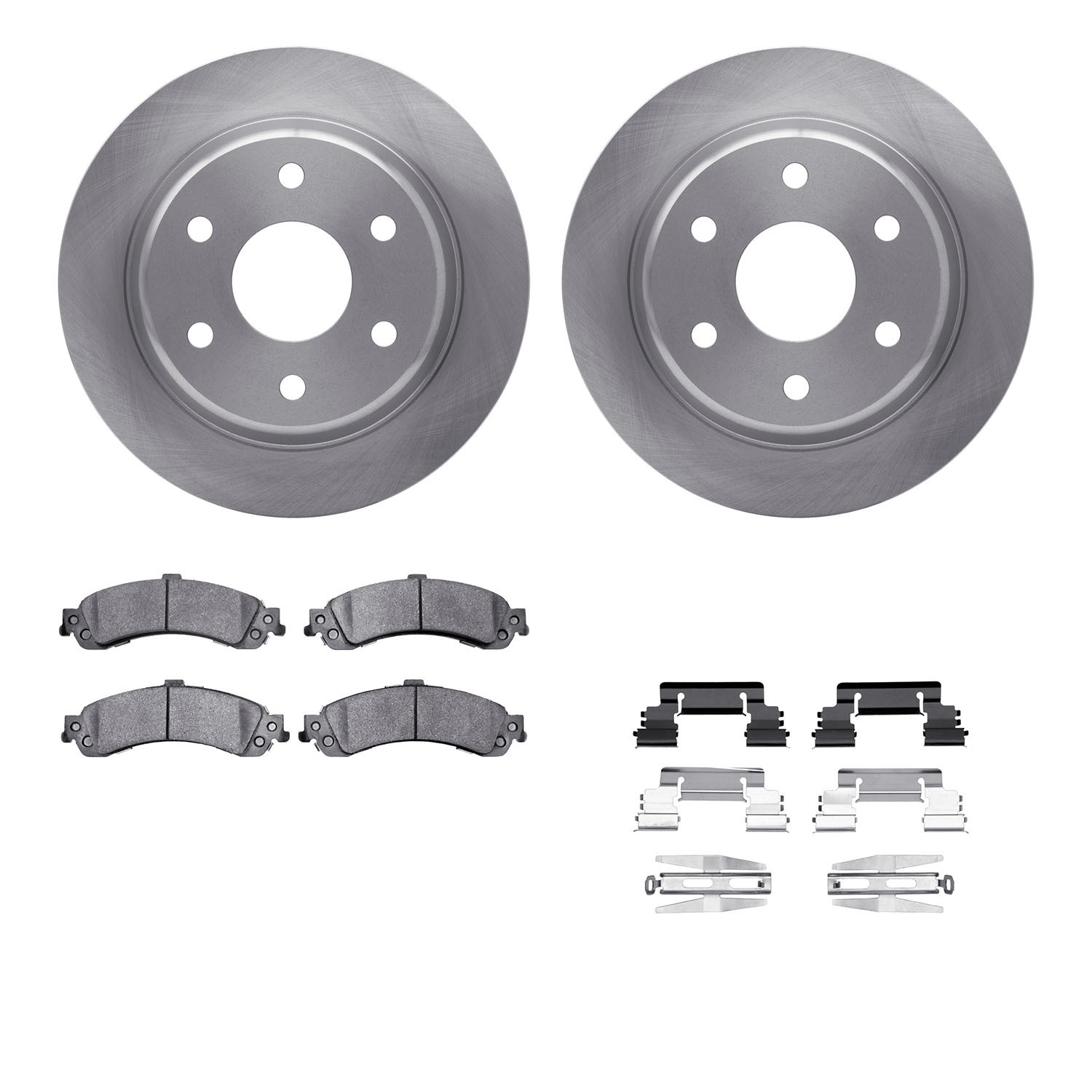 DYN 6412-48082 DFC Brake Rotor- HD Brake Pad - Hardware