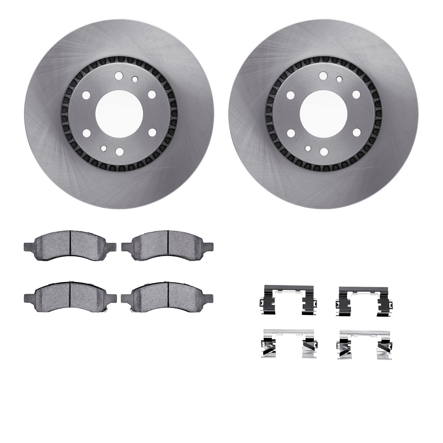 DYN 6412-48091 DFC Brake Rotor- HD Brake Pad - Hardware