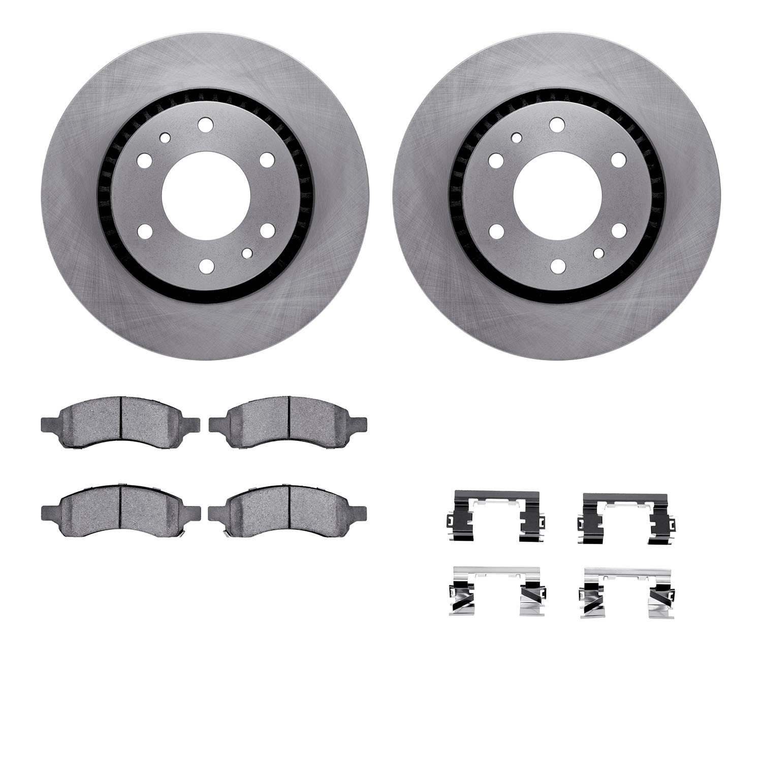 DYN 6412-48112 DFC Brake Rotor- HD Brake Pad - Hardware