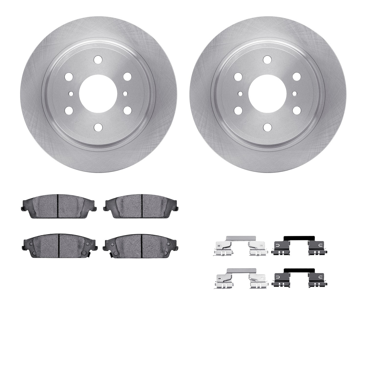 DYN 6412-48116 DFC Brake Rotor- HD Brake Pad - Hardware
