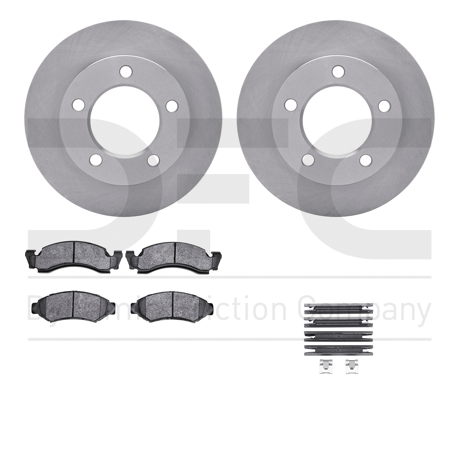 DYN 6412-54026 DFC Brake Rotor- HD Brake Pad - Hardware