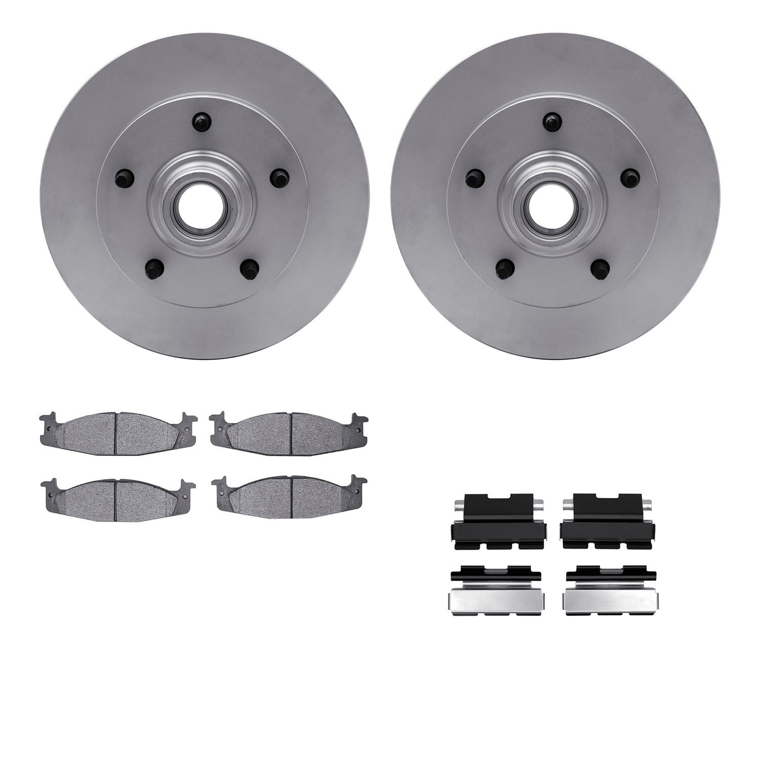 DYN 6412-54065 DFC Brake Rotor- HD Brake Pad - Hardware