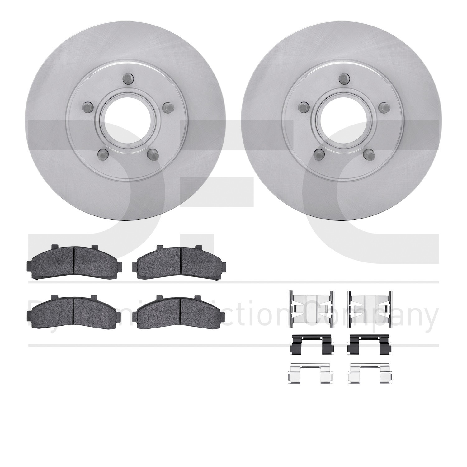 DYN 6412-54080 DFC Brake Rotor- HD Brake Pad - Hardware