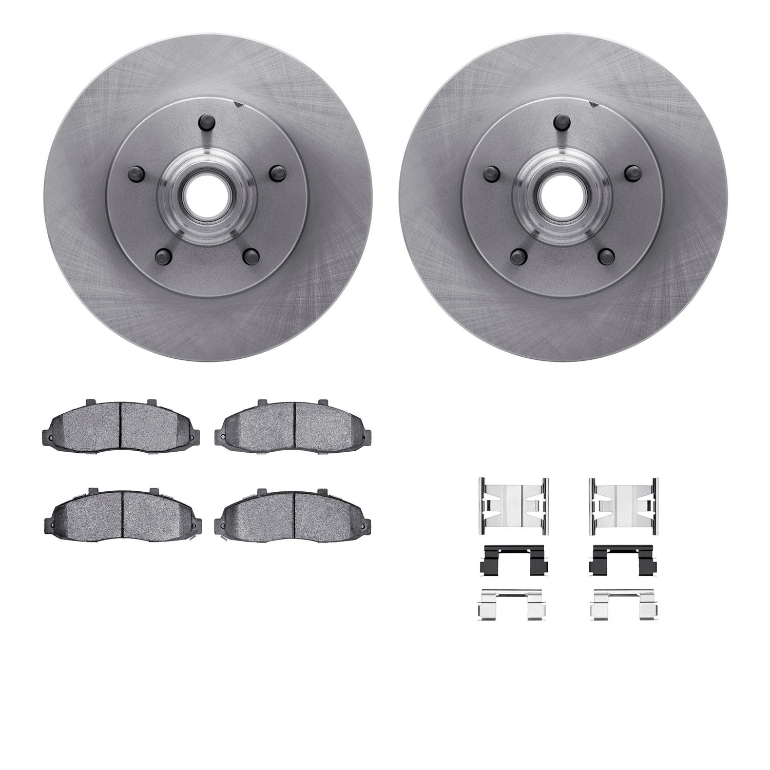 DYN 6412-54095 DFC Brake Rotor- HD Brake Pad - Hardware