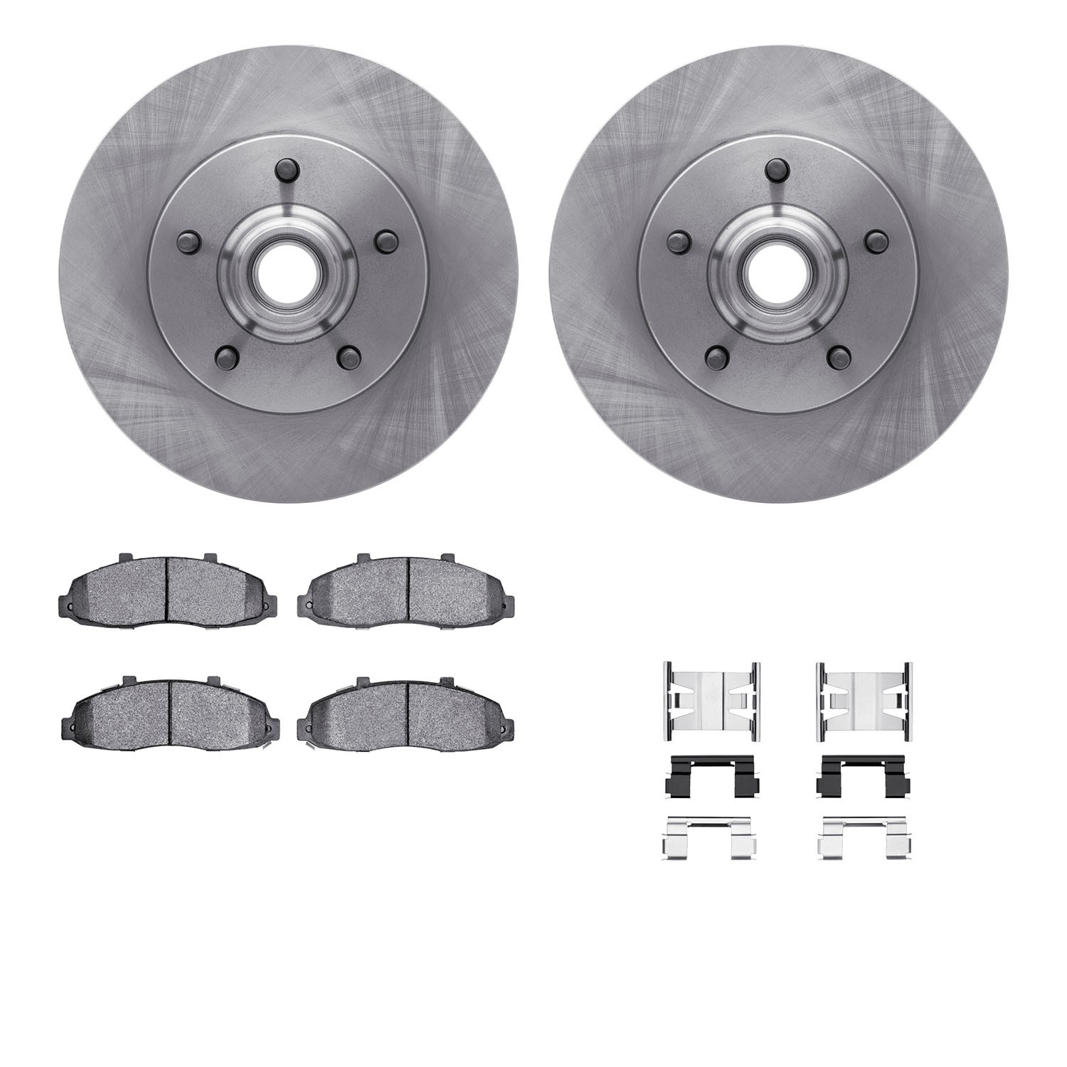 DYN 6412-54098 DFC Brake Rotor- HD Brake Pad - Hardware