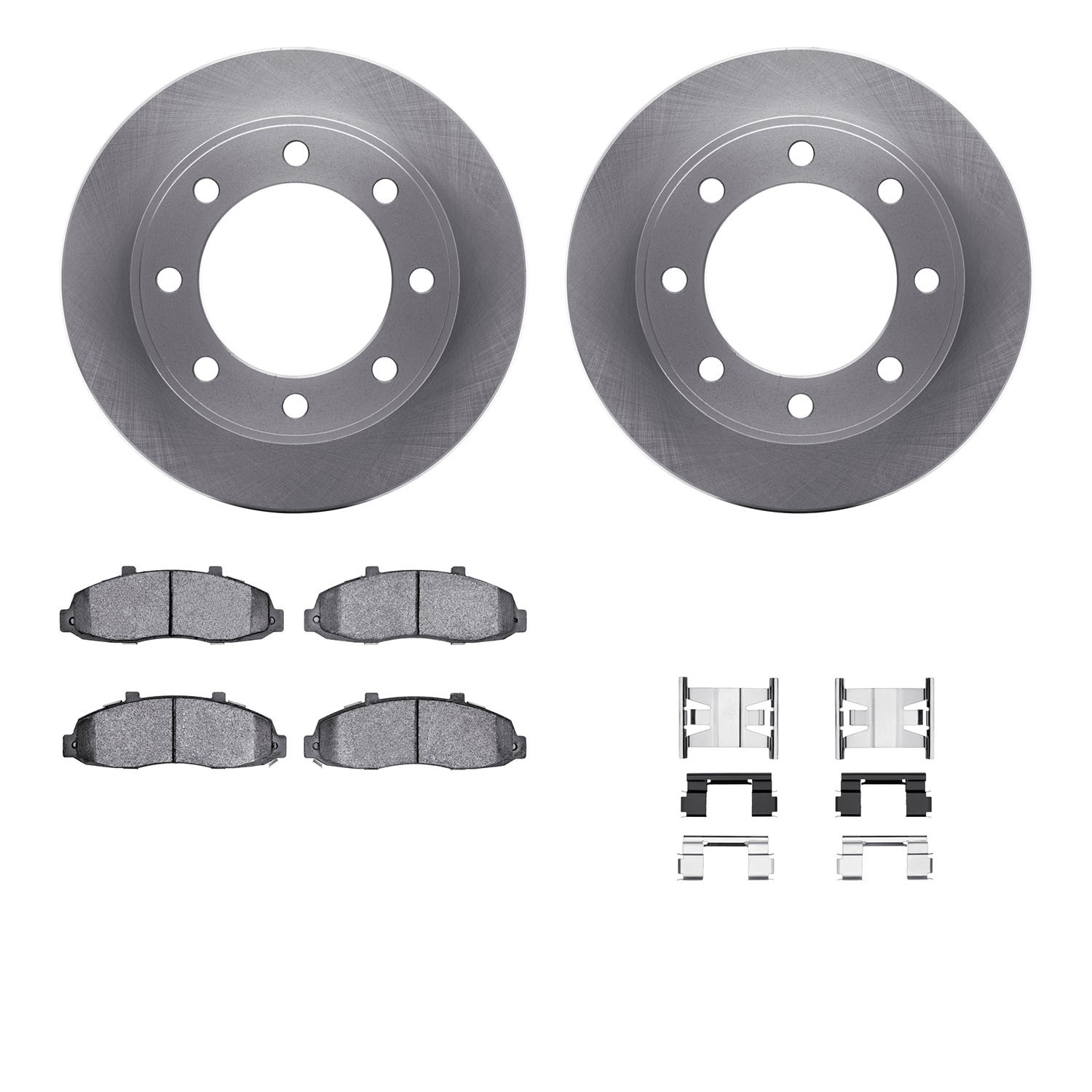 DYN 6412-54101 DFC Brake Rotor- HD Brake Pad - Hardware