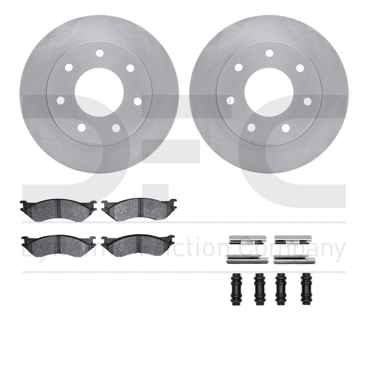 DYN 6412-54110 DFC Brake Rotor- HD Brake Pad - Hardware