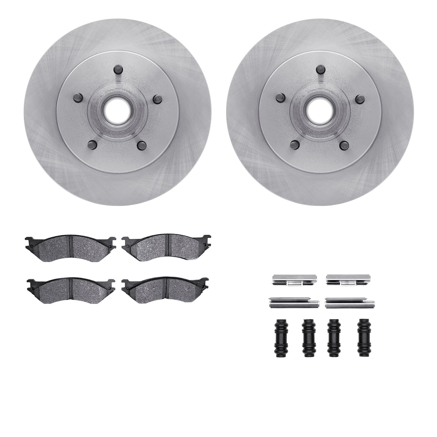 DYN 6412-54113 DFC Brake Rotor- HD Brake Pad - Hardware
