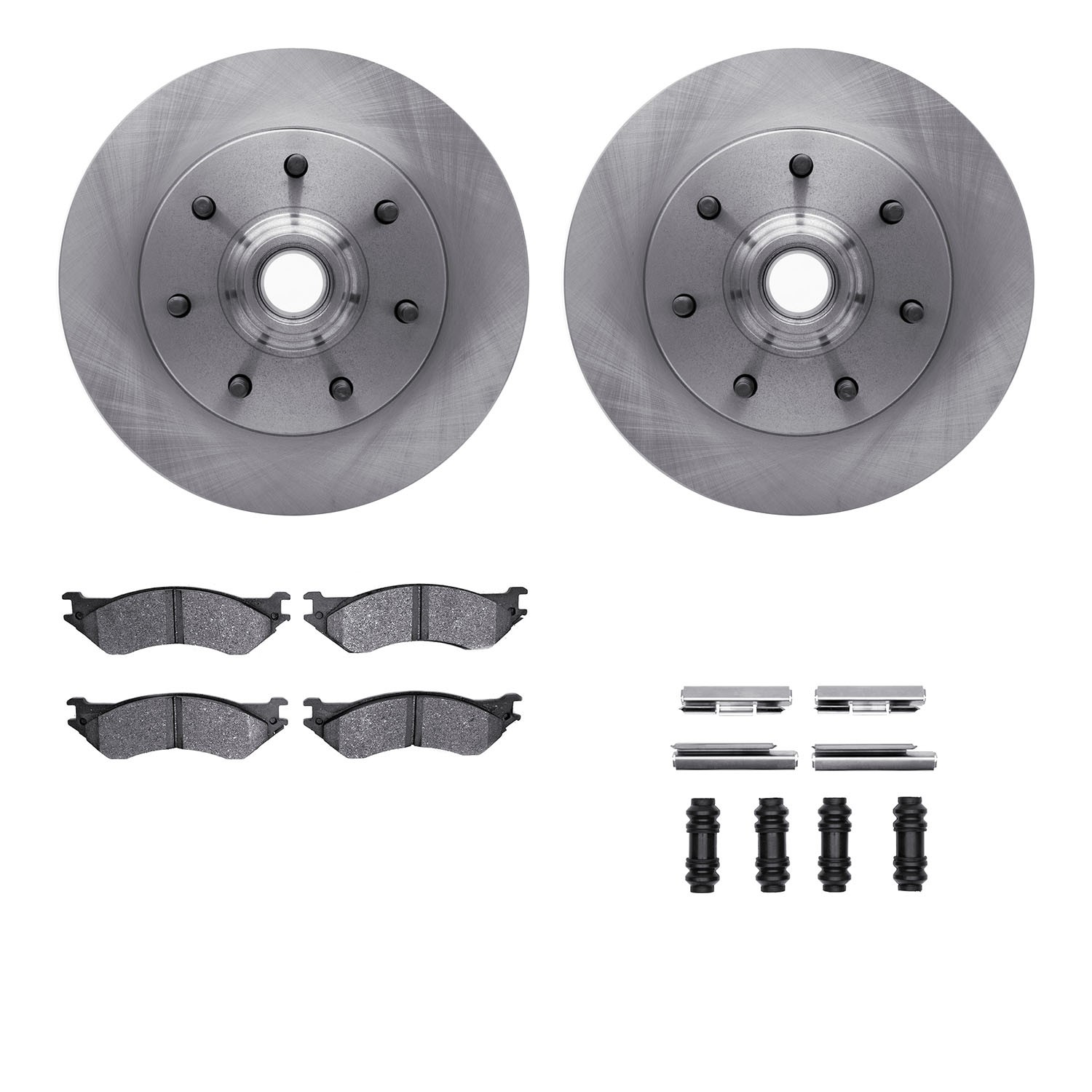 DYN 6412-54119 DFC Brake Rotor- HD Brake Pad - Hardware